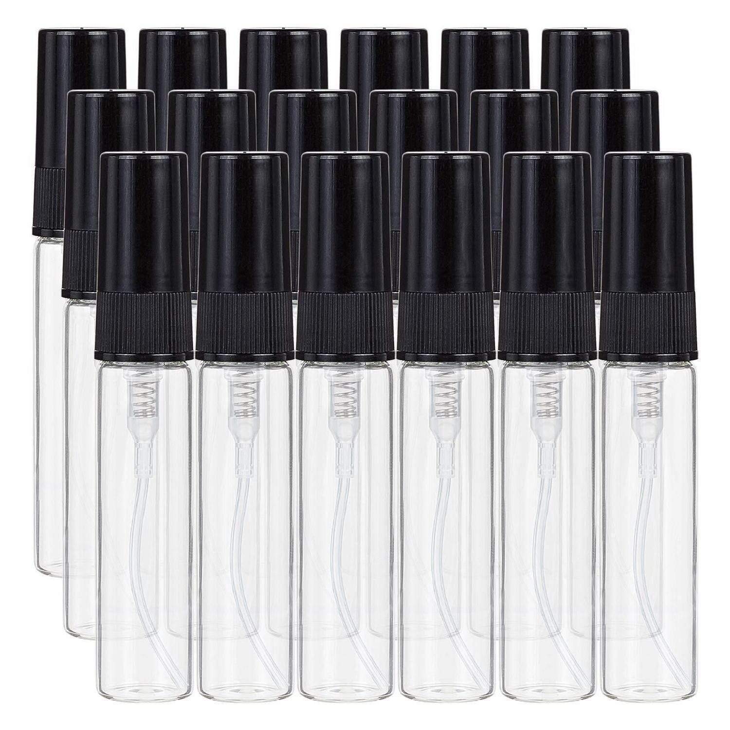 LuxusKollektion Parfümzerstäuber Sprühflasche fein Nebel Glas 5ml 30Stk (30 St)