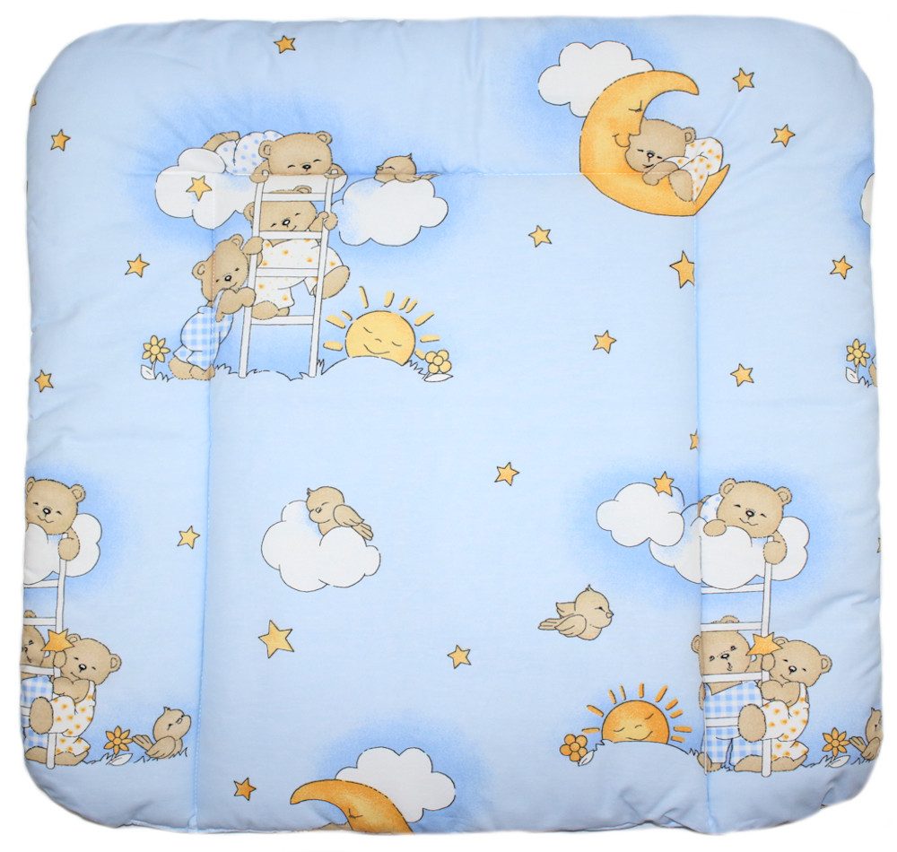Primawela Wickelauflage Baby Wickeltischauflage Auflage für Wickeltisch - Bärchen auf Leitern