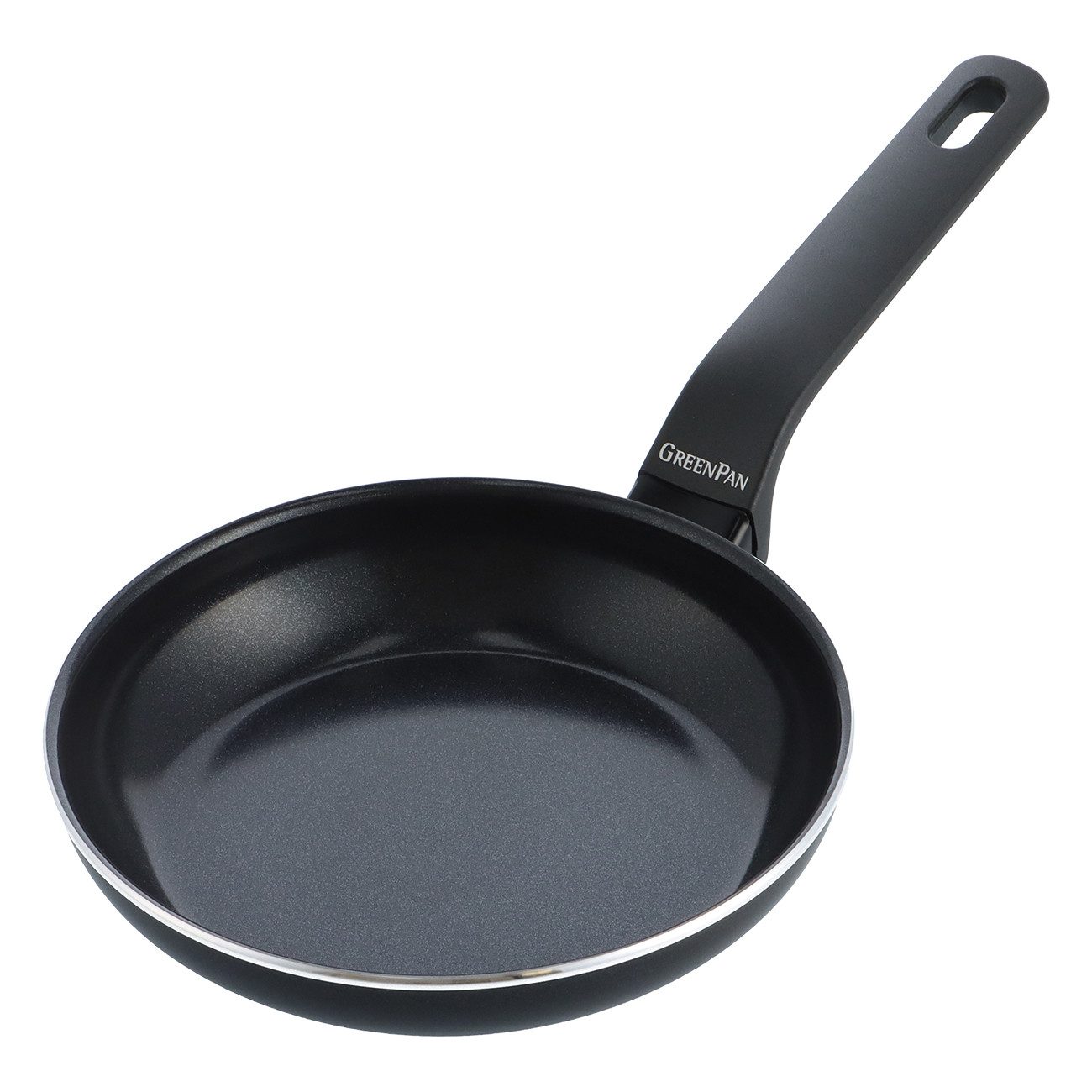 GREENPAN Bratpfanne Essence schwarz Bratpfanne Antihaft Edelstahl spülmaschinenfest, Aluminium, Kratzfest, langlebig, Induktion, Backofengeeignet, Ø 20 cm