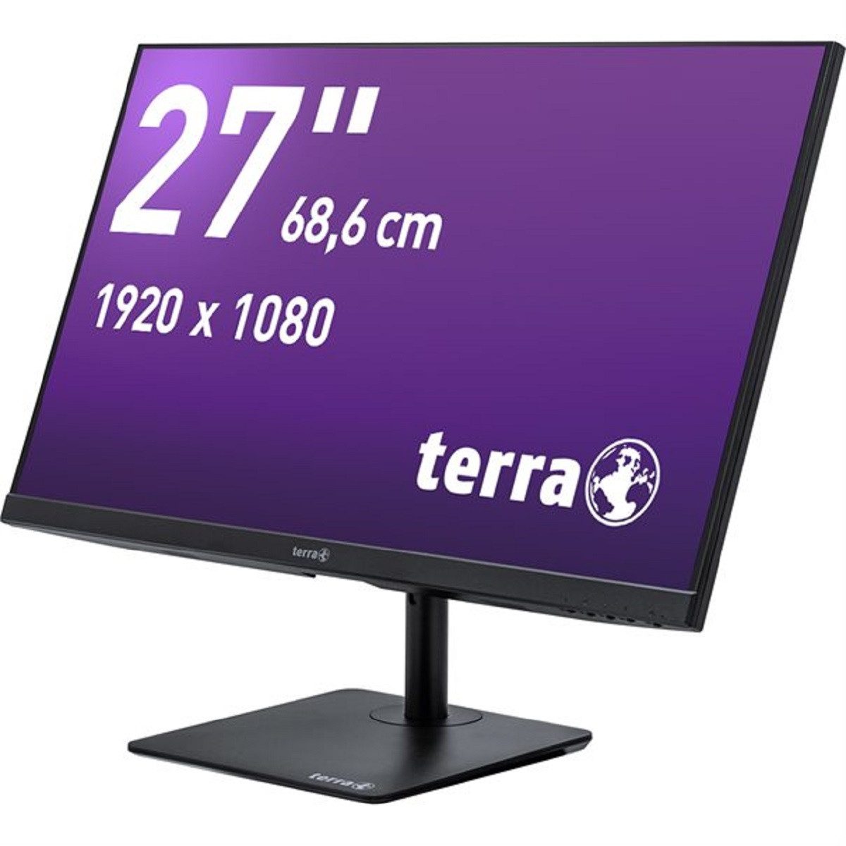 TERRA TERRA LCD/LED 2727W HA V2 black HDMI/DP/USB-C GREENLINE PLUS LCD-Monitor (68.6 cm/27 ", 1920 x 1080 px, 1920 x 1080 Pixel, 5 ms Reaktionszeit, Full-HD, HDMI, DisplayPort, Höhenvestellbar)