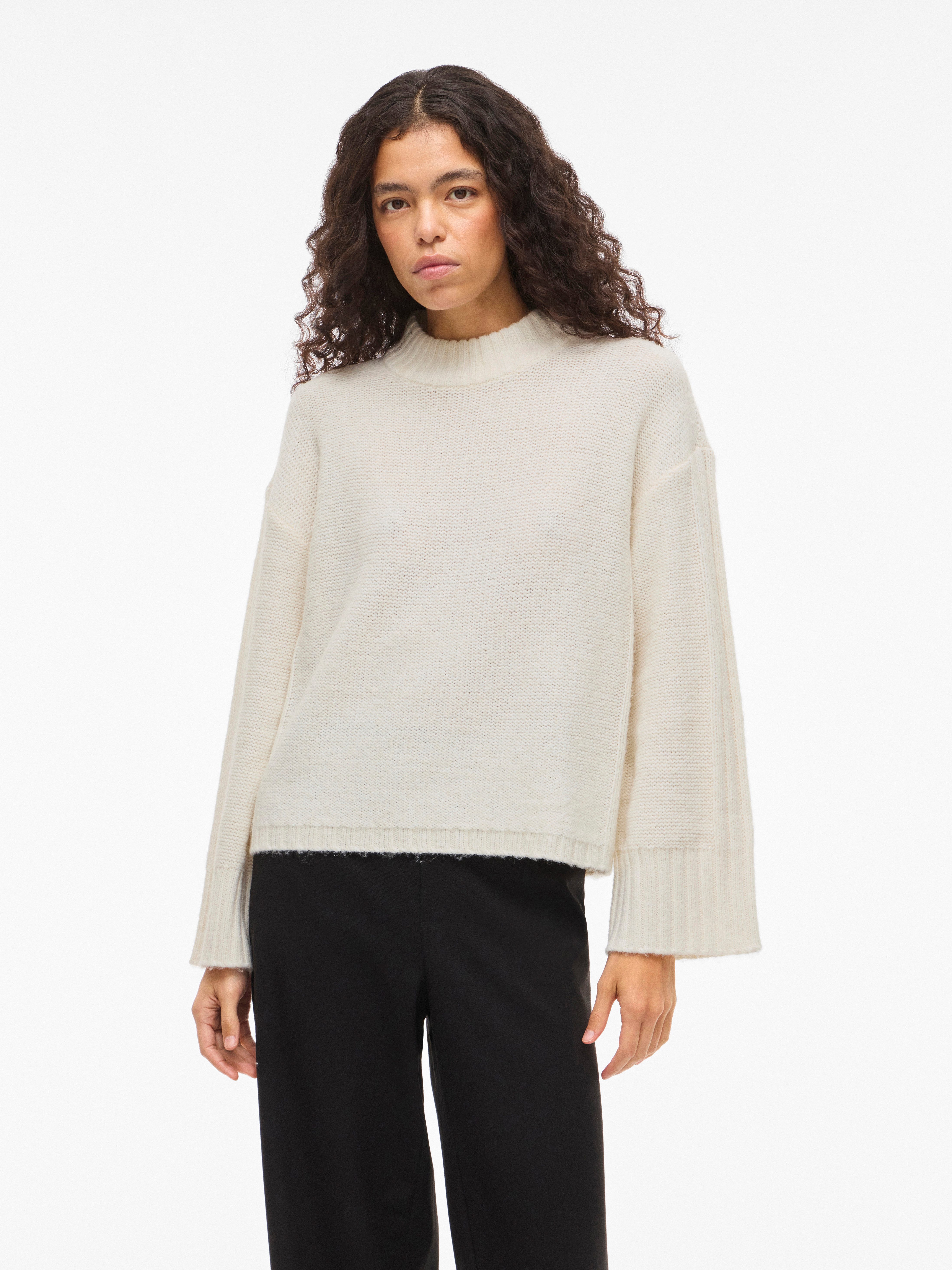 Vila Stehkragenpullover günstig online kaufen