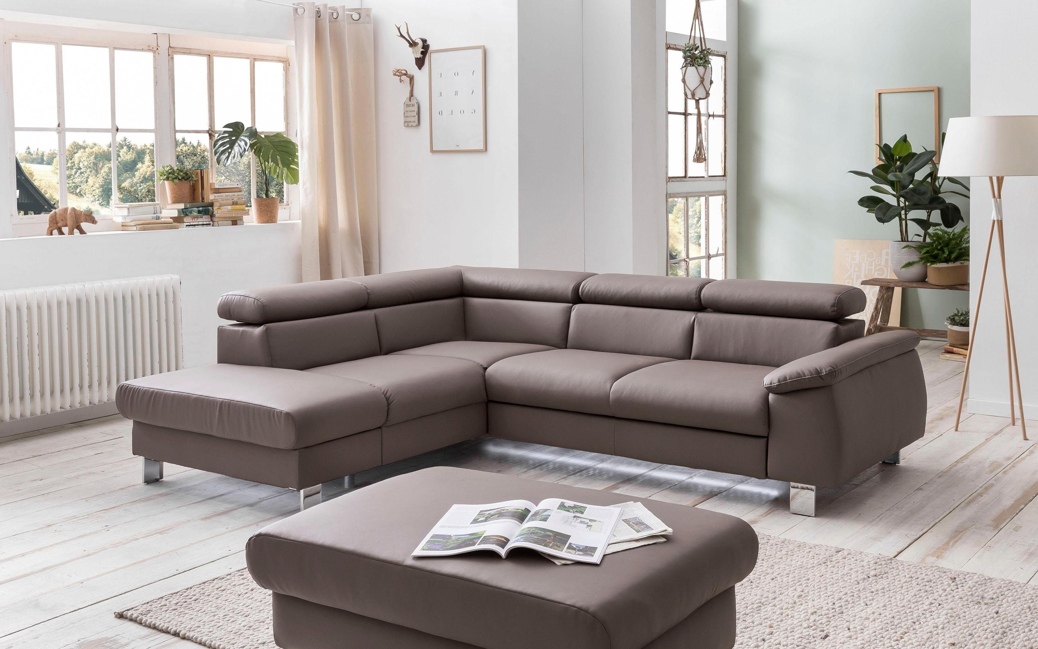 COTTA Polstergarnitur Komaris L-Form, (Set), Set bestehend aus: Ecksofa mit günstig online kaufen