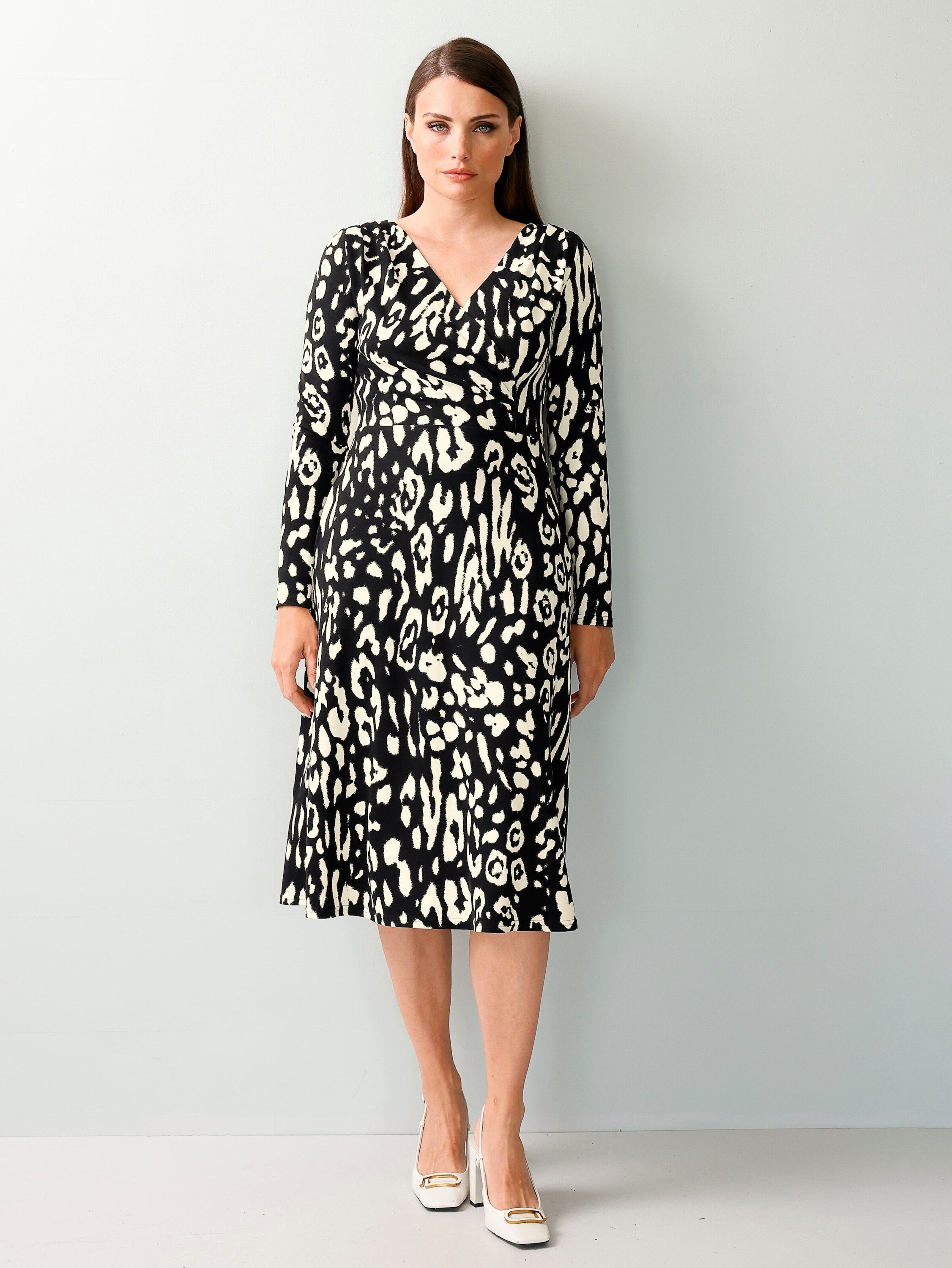 Alba Moda Jerseykleid Kleid in Animaldessin