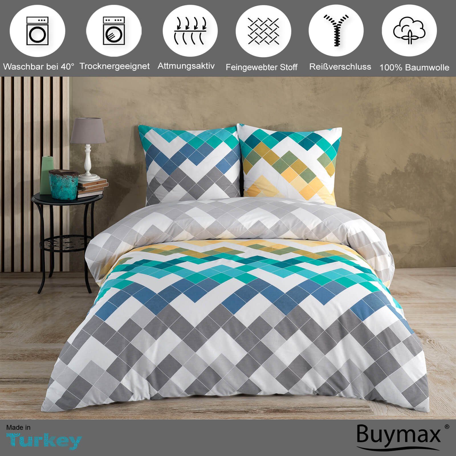 Buymax Bettwäsche Larinda, 100% Baumwolle Renforcé, günstig online kaufen