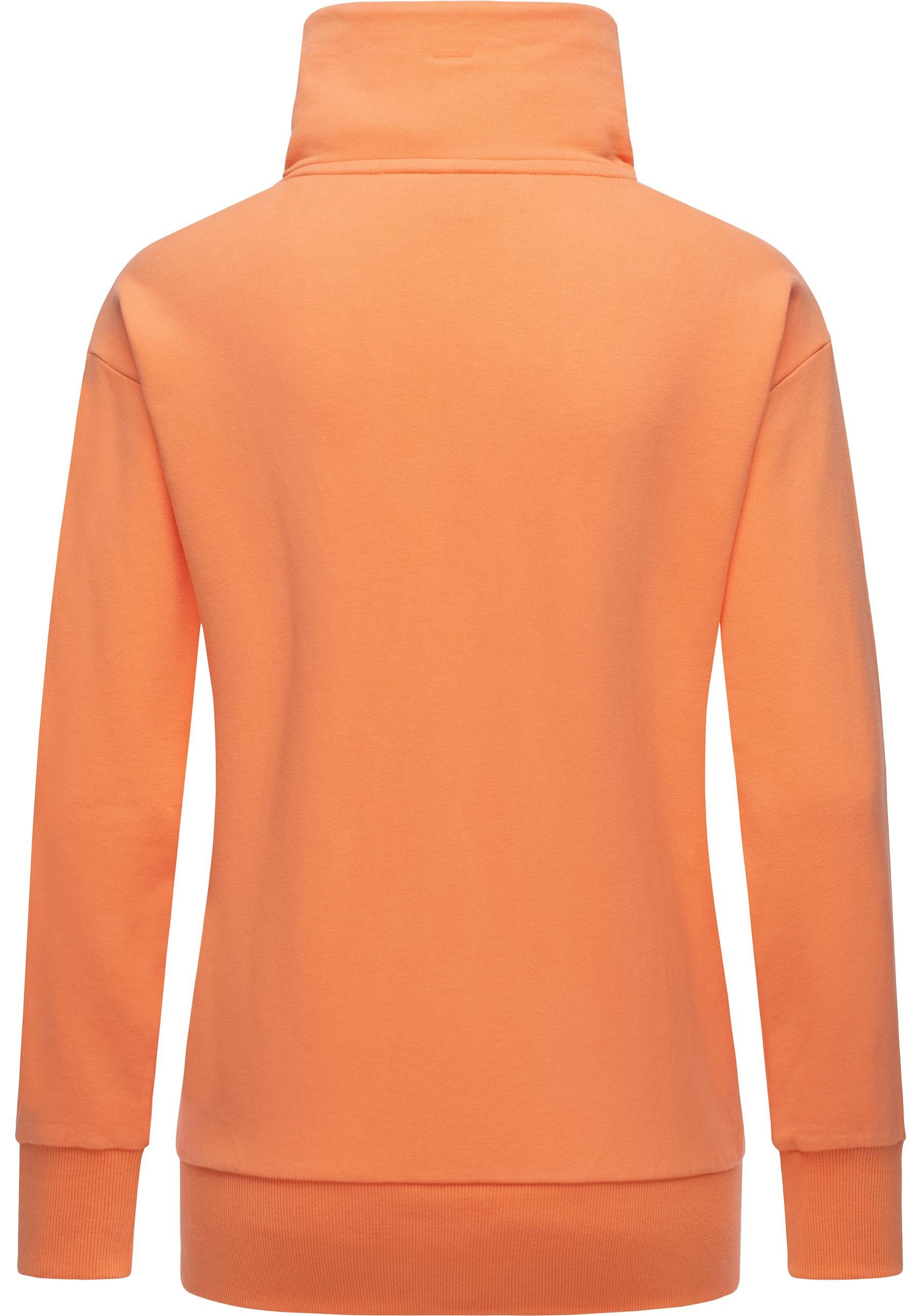 Ragwear Sweatjacke Shocky sportliche Damen Zip-Hoodie mit Kordeln