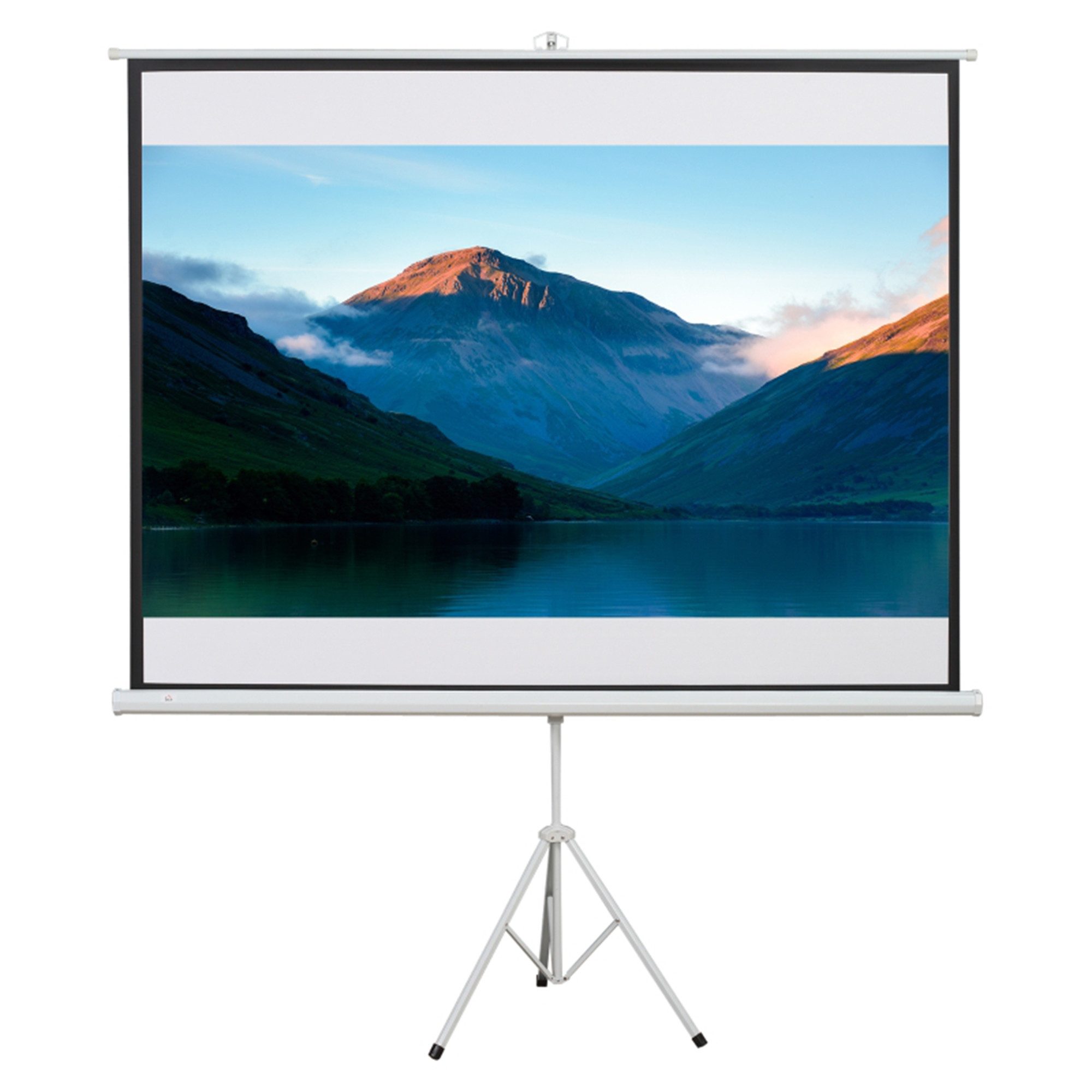 MC Star Leinwand Projektionsleinwand im 4:3-Format, Kinoleinwand, Präsentationsfläche, für Zuhause oder Büro, Weiß