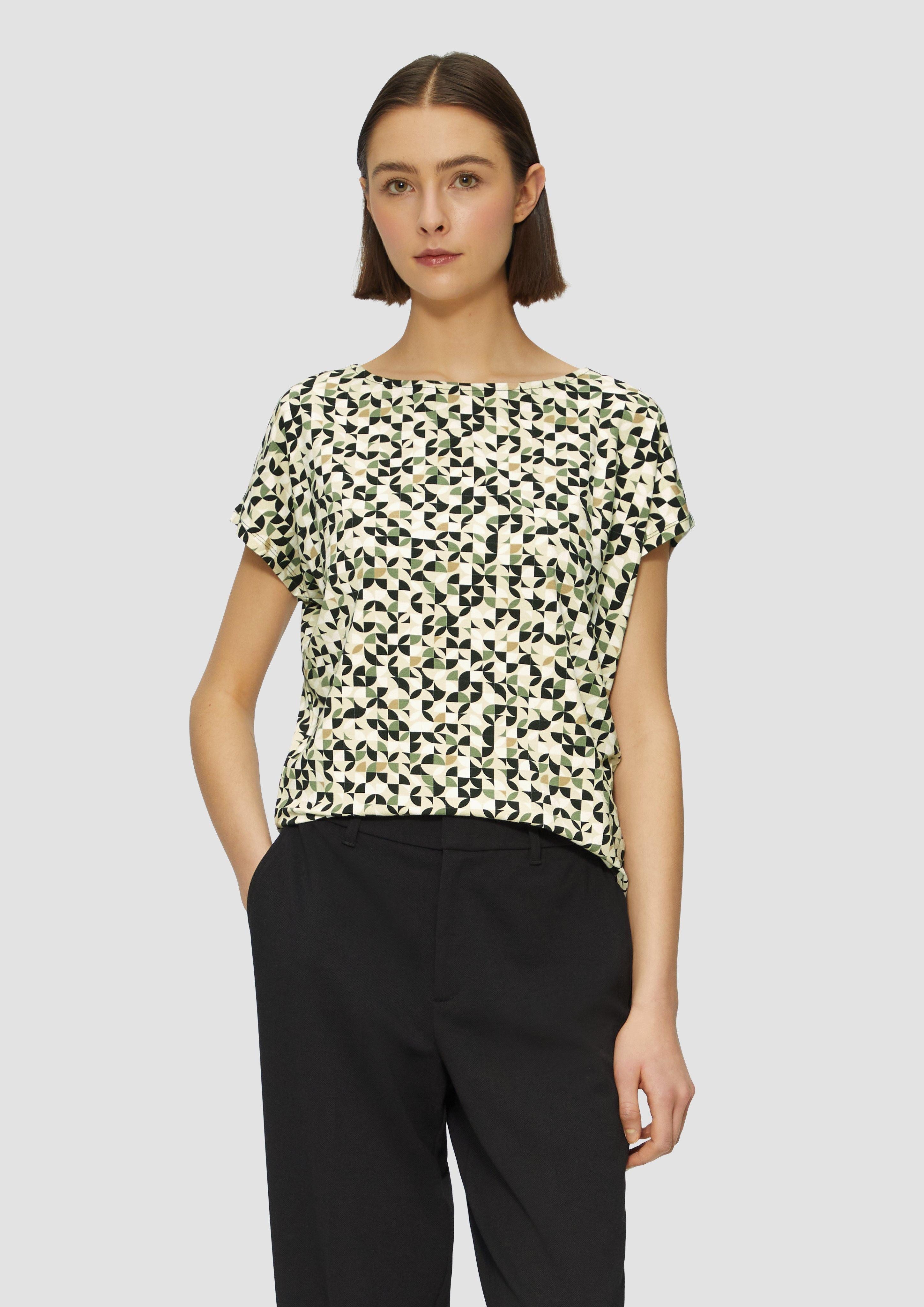 s.Oliver Shirttop T-Shirt aus Viskosemix im günstig online kaufen