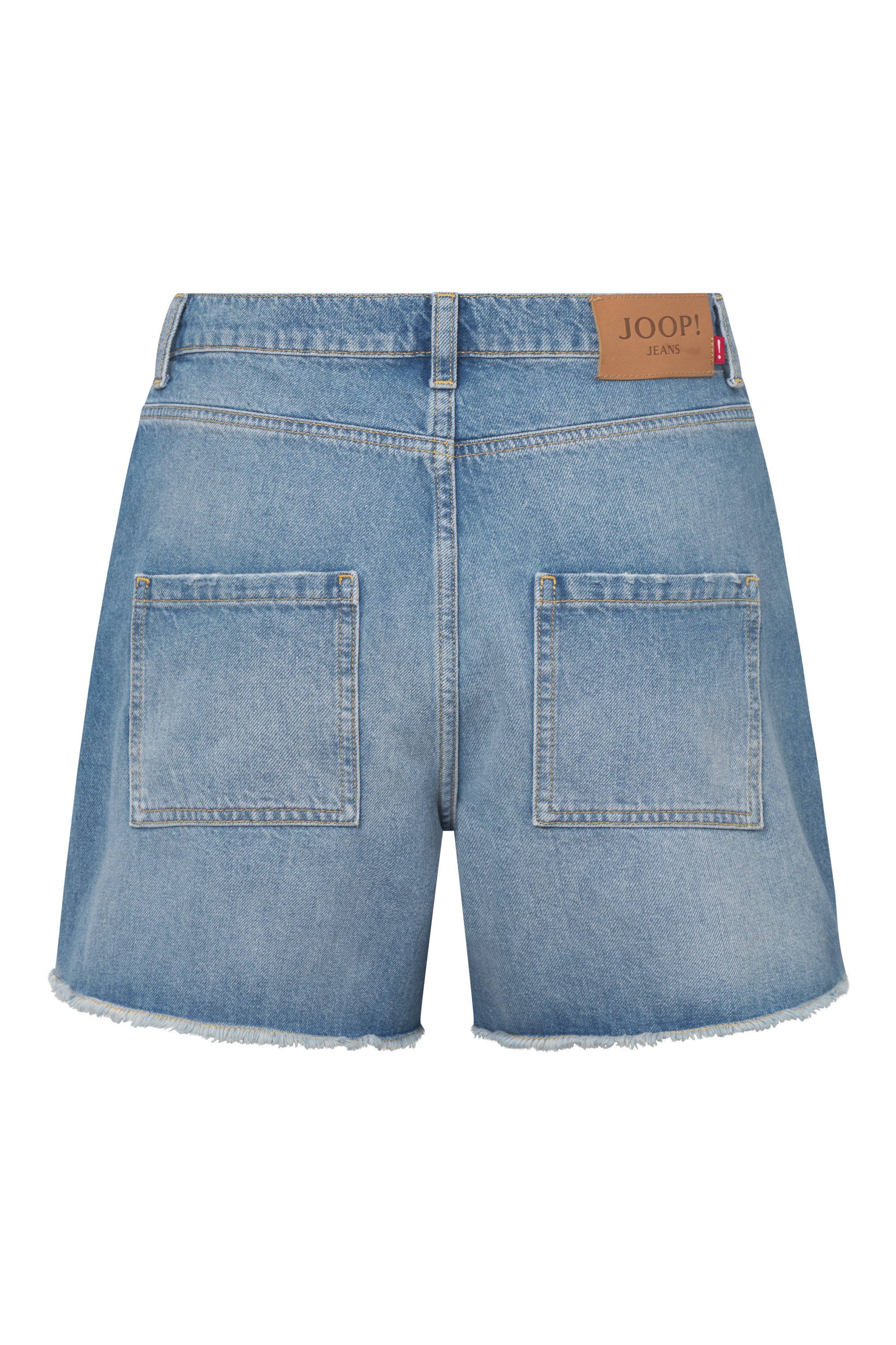 Joop Jeans Jeansshorts Esther mit Fransensaum günstig online kaufen