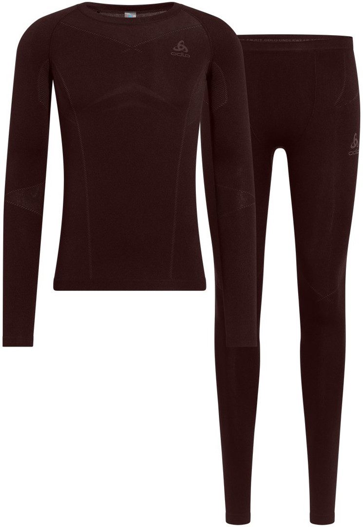 Funktionsunterhemd ODLO SET LONG PERFORMANCE EVOLUTION WARM Longsleeve & Hose fudge
