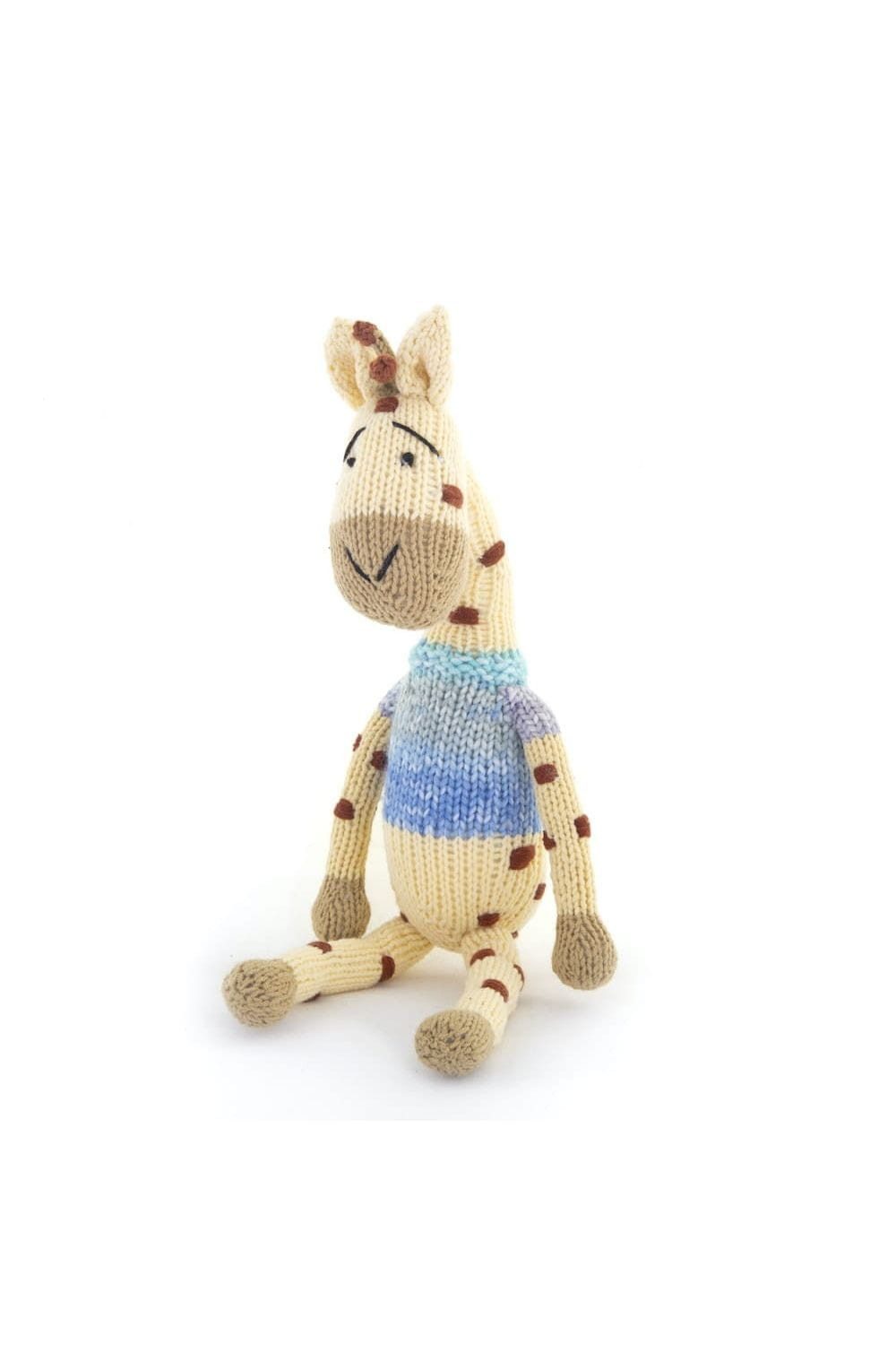 Gogo Olive Kuscheltier Giraffe - Twza - Jumbo XXL, Handgefertigt · Recyceltes Glas · Unikat
