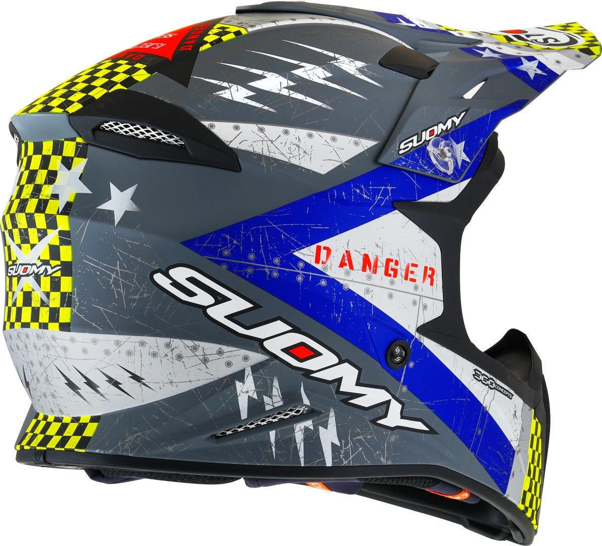 Suomy Motocrosshelm X-Wing Jetfighter Motocross Helm, Atmungsaktiv