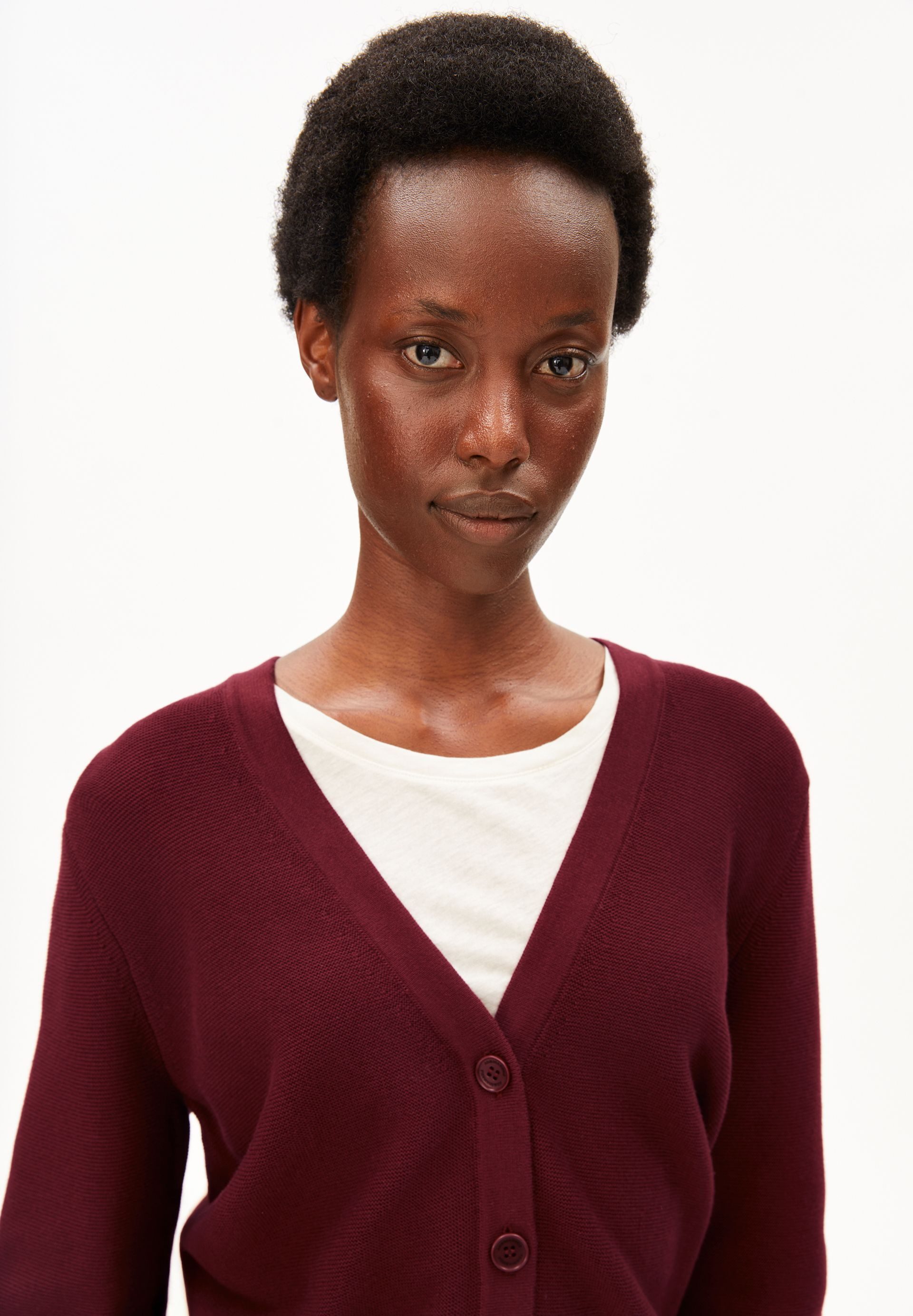 Armedangels Cardigan MENAAL LINKS LINKS Strickjacke aus Bio-Baumwolle (Regular Fit) – Bild 3 von 5