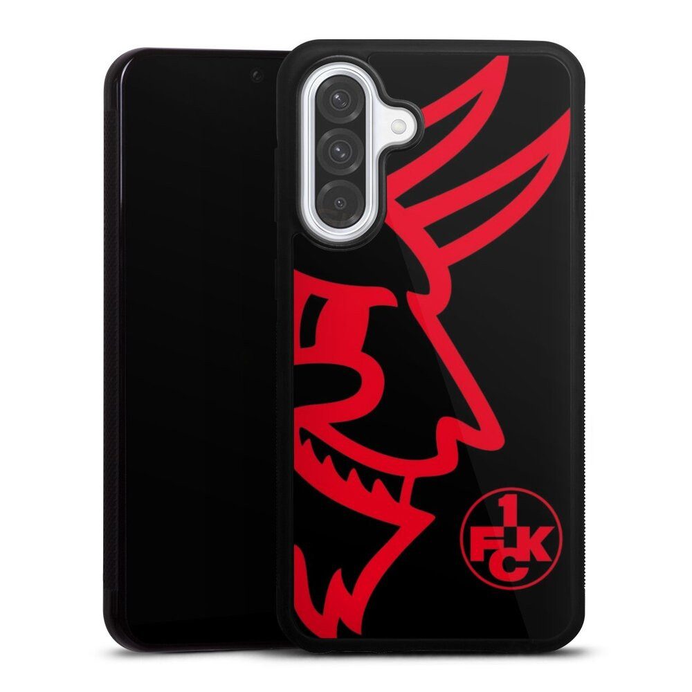 DeinDesign Handyhülle 1. FC Kaiserslautern Logo Offizielles Lizenzprodukt 1.FCK Dauerkarte, Samsung Galaxy A36 5G Gallery Case Glas Hülle