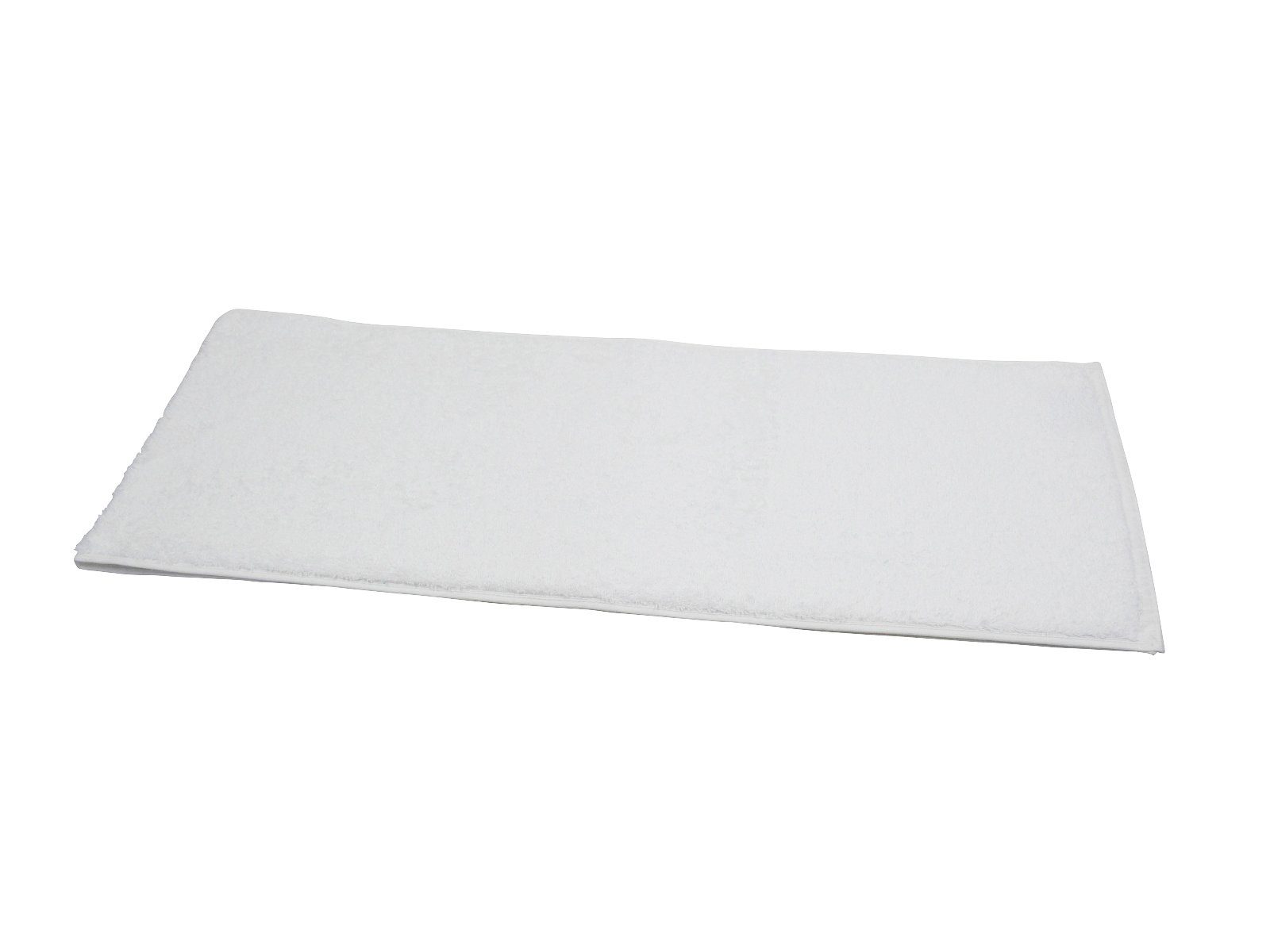 Sensepura Sporthandtuch Sporttuch, Schweißtuch Frottee weiß 30x145 cm,  Frottee (1-St), saugfähig und schnell trocknend, perfekte Länge