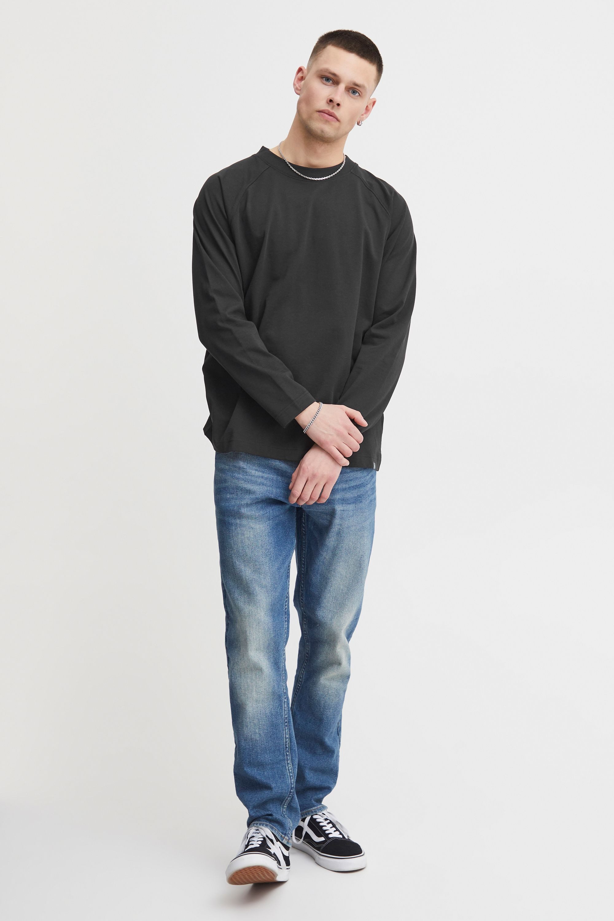 !Solid Langarmshirt SDEyado - 21301029-ME günstig online kaufen