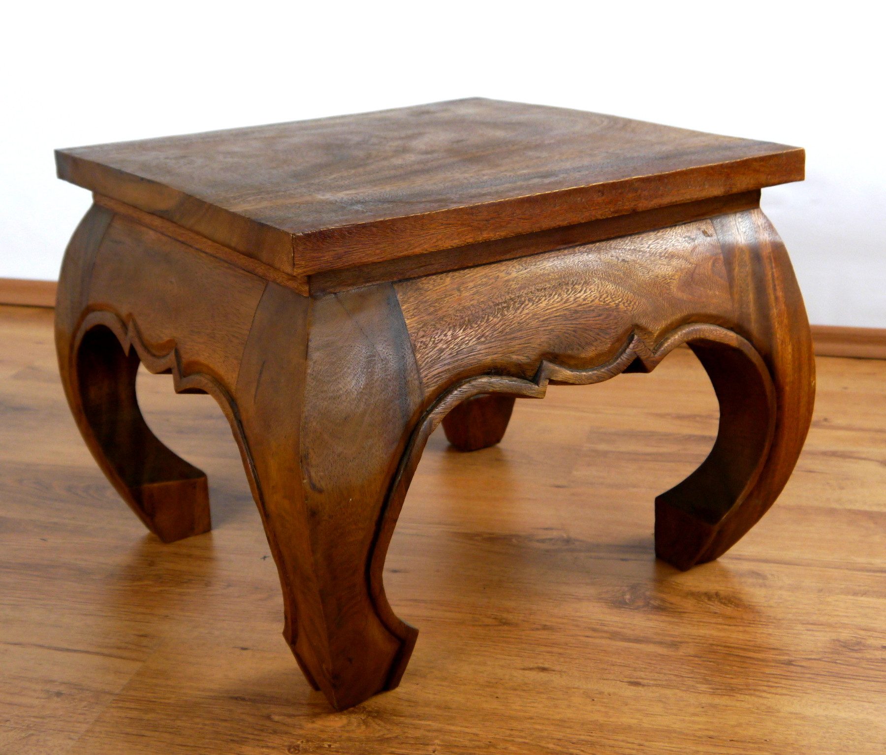 livasia Opiumtisch Couchtisch mit Stauraum, klappbar, Akazienholz, Handarbe günstig online kaufen