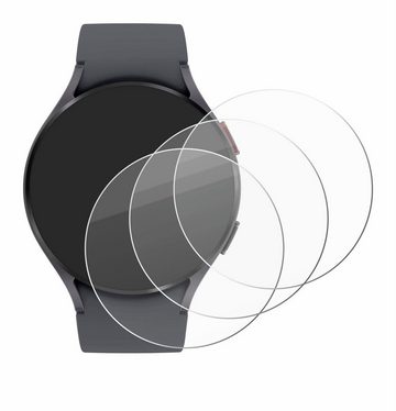 Savvies Panzerglas für Samsung Galaxy Watch 5 (44mm), Displayschutzglas, 3 Stück, Schutzglas Echtglas 9H Härte klar Anti-Fingerprint