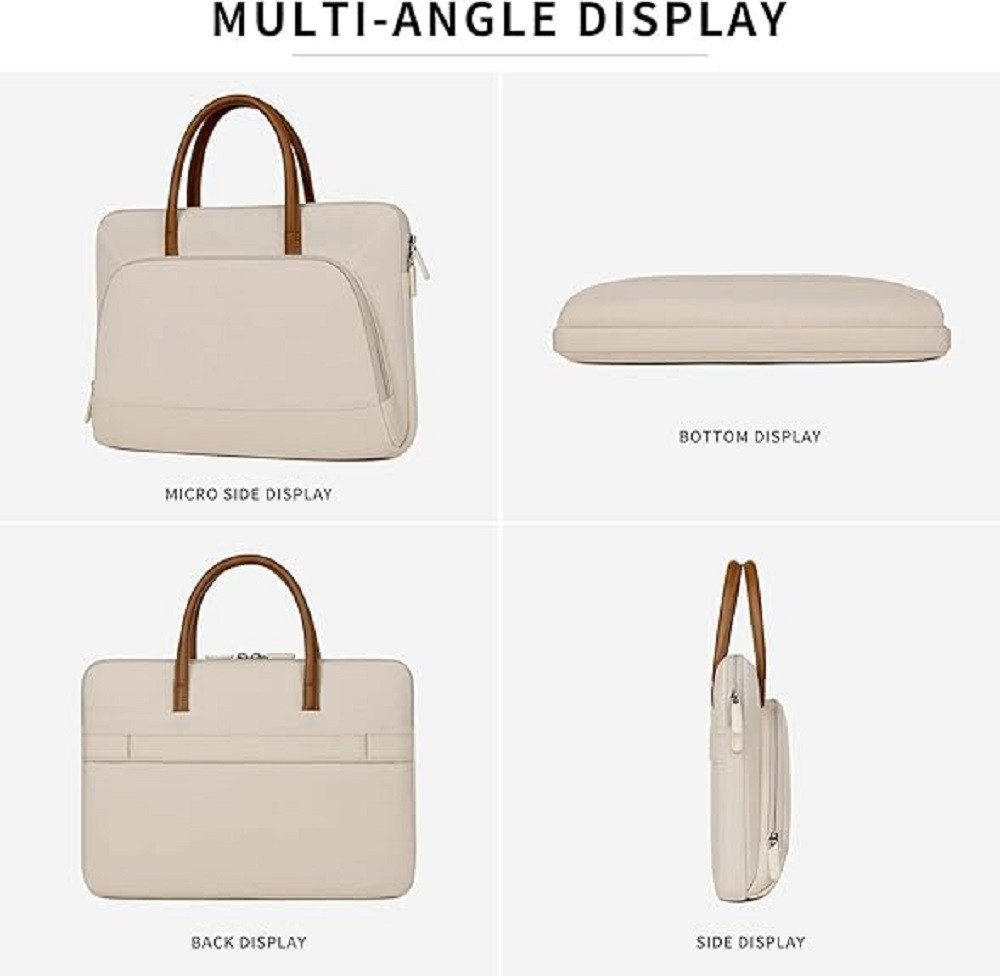 LIANNA Businesstasche Laptoptasche Stilvolle minimalistische Laptoptasche (Set, 1-tlg., Moderne Handtasche, Büros und Geschäftsreisen), Leichte Laptop Tasche für 15-16.1 Zoll mit Tabletfach für den Alltag