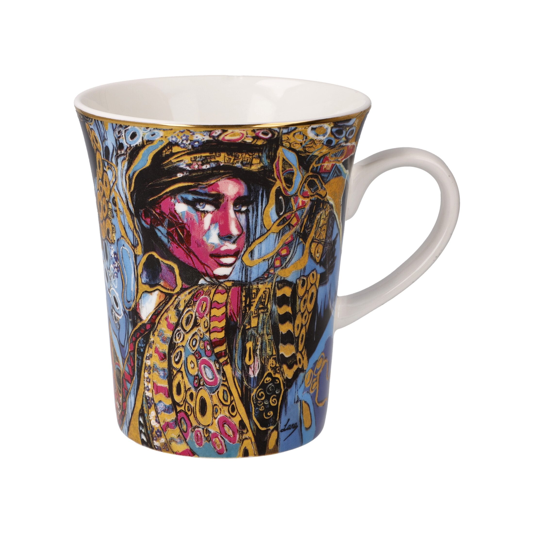 Goebel Tasse, Porzellan, Farbe: mehrfarbig, Höhe: 11cm