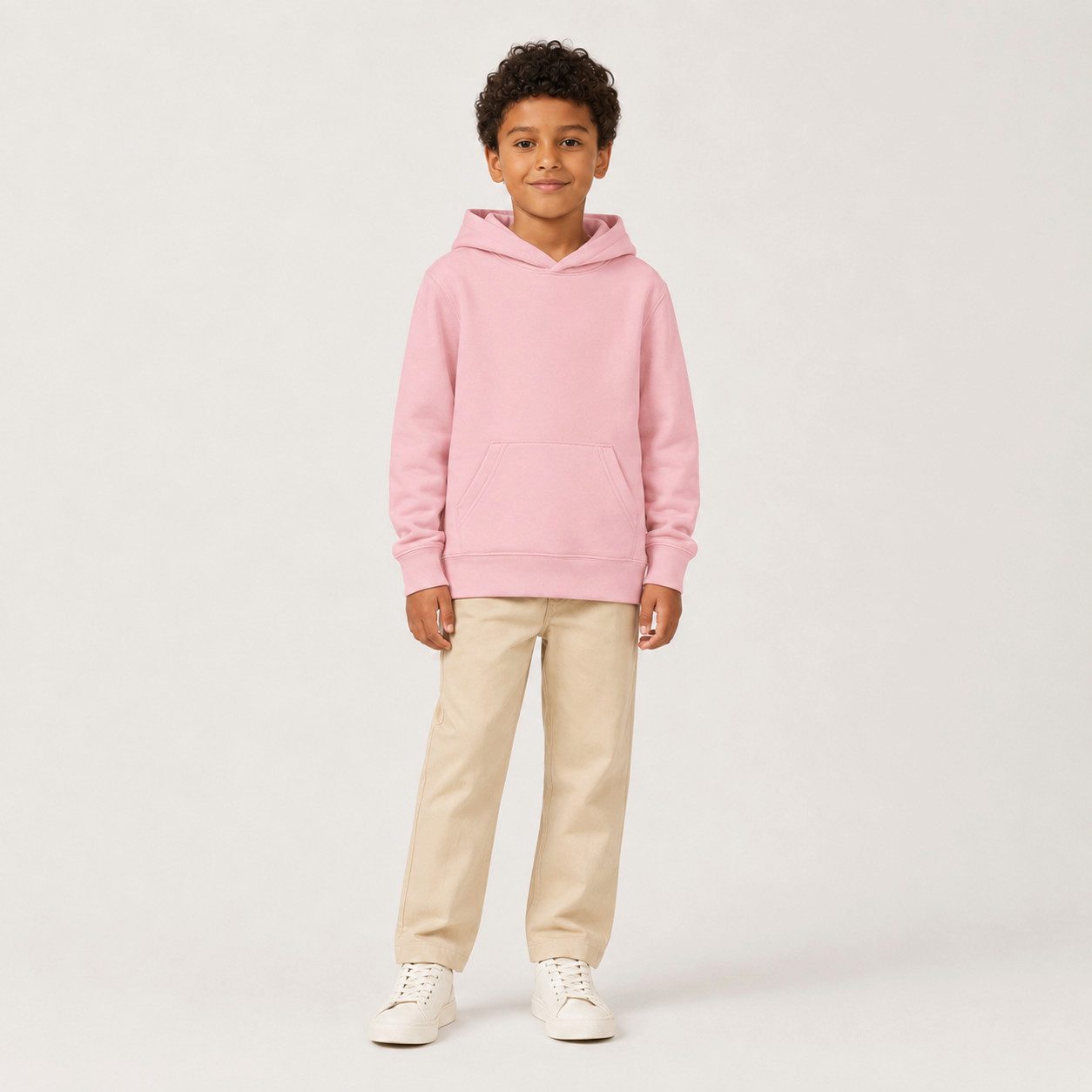 Sitztgut Hoodie Kinder Hoodie aus Bio-Baumwolle (1-tlg) Doppellagige Kapuze ohne Kordelzug und Kängurutasche