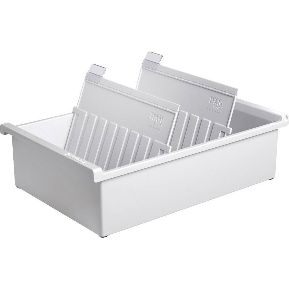 HAN Karteikasten Karteitrog max. Anzahl der Karten: 1.30 Karten DIN A5 quer 955-0-11