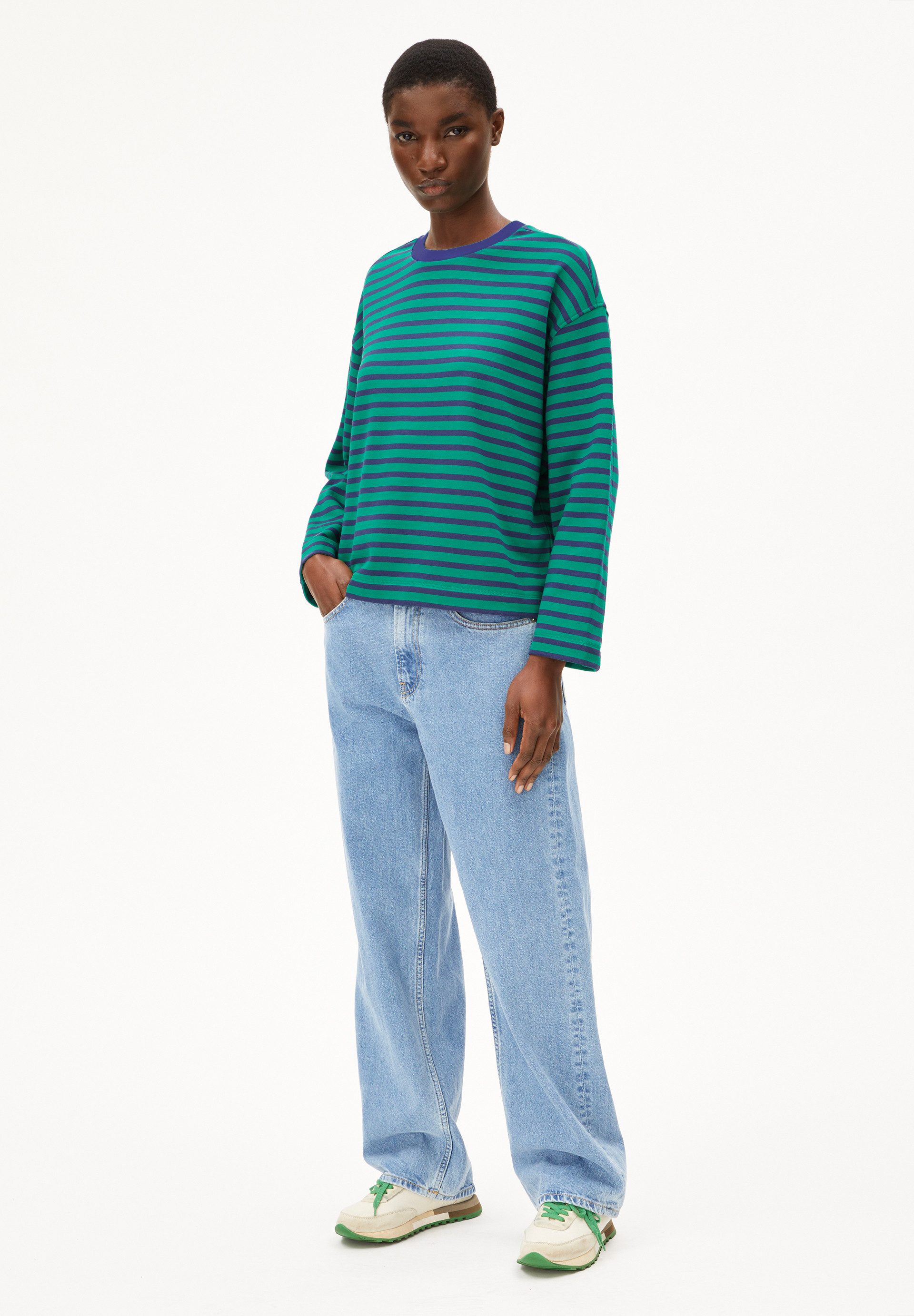 Armedangels Sweatshirt FRANKAA MAARLEN STRIPE SWEAT günstig online kaufen
