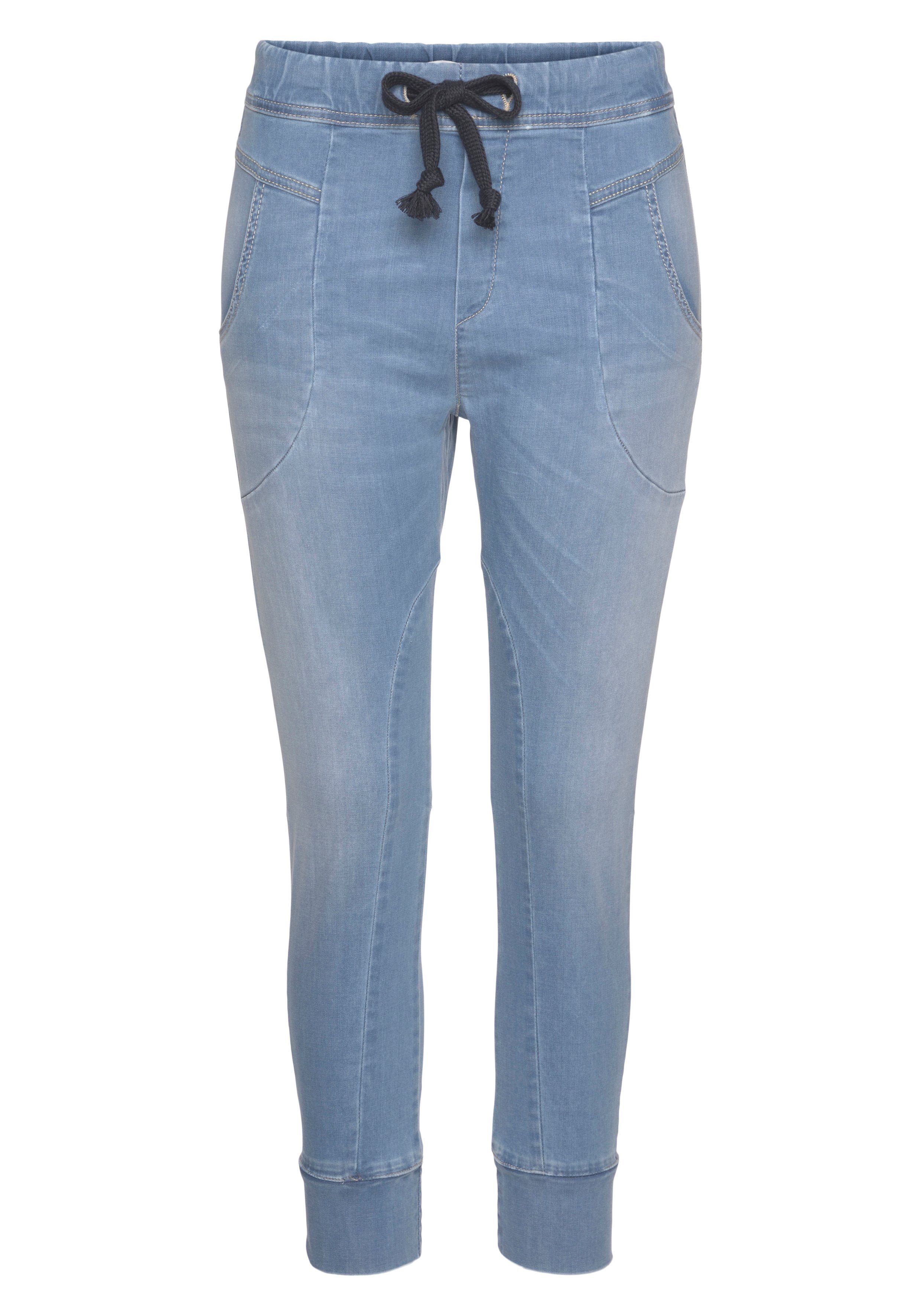 Damen Jeans Please Jeans Jogg Pants P51G im Relax-Fit mit praktischem Gummizug-Bund