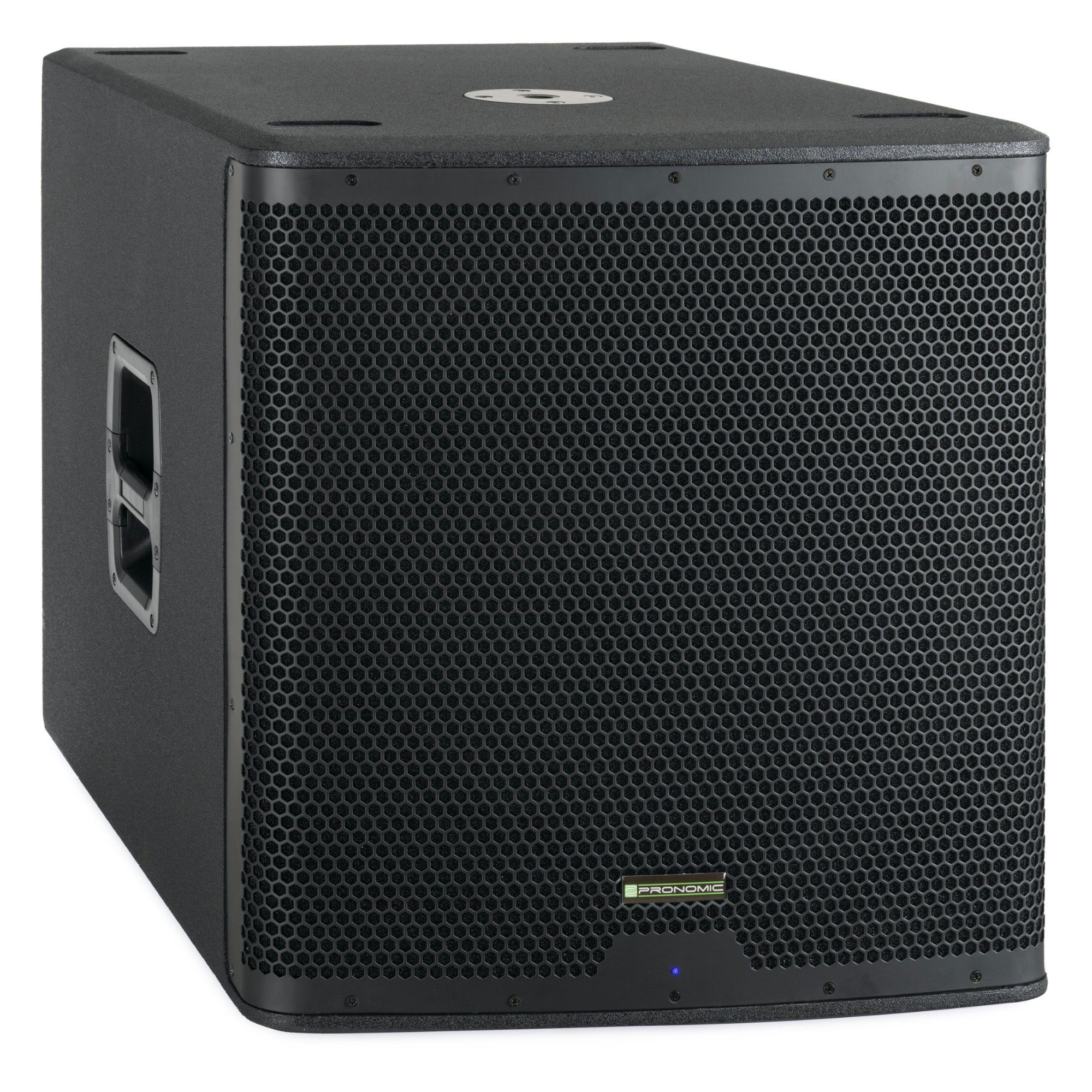 Pronomic C-118SA Aktiv Subwoofer (kein Netzwerkstandard, 800 W, 1600 Watt Peak / 800 Watt RMS - 18" Lautsprecher mit 3" Schwingspule)