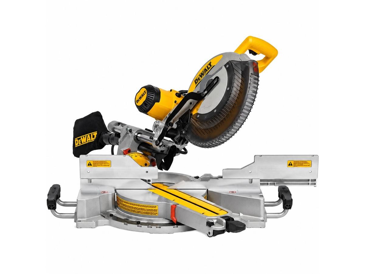 DeWalt Paneelsäge DWS 780 1675 Watt, Set, 1675 W, Sägeblatt-Ø: 305 mm mit 60 Zähnen, inkl Staubfangsack