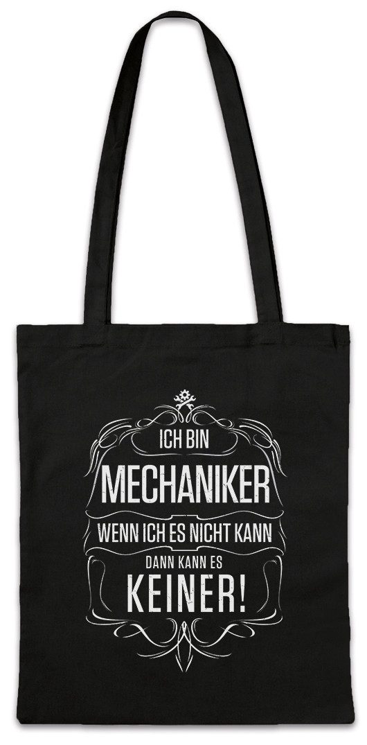 Beuteltasche Ich Bin Mechaniker Stofftasche Meister Mechatroniker kfZ Tuner Auto