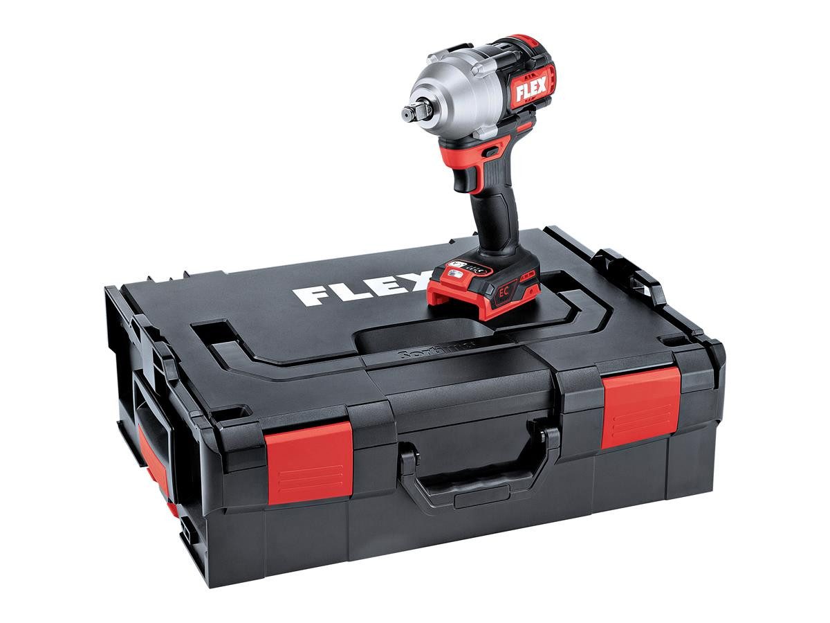 Flex Akku-Drehschlagschrauber IW 1/2" 750 18.0-EC, 2100 U/min, 750 Nm, mit L-Boxx, ohne Akku und Ladegerät
