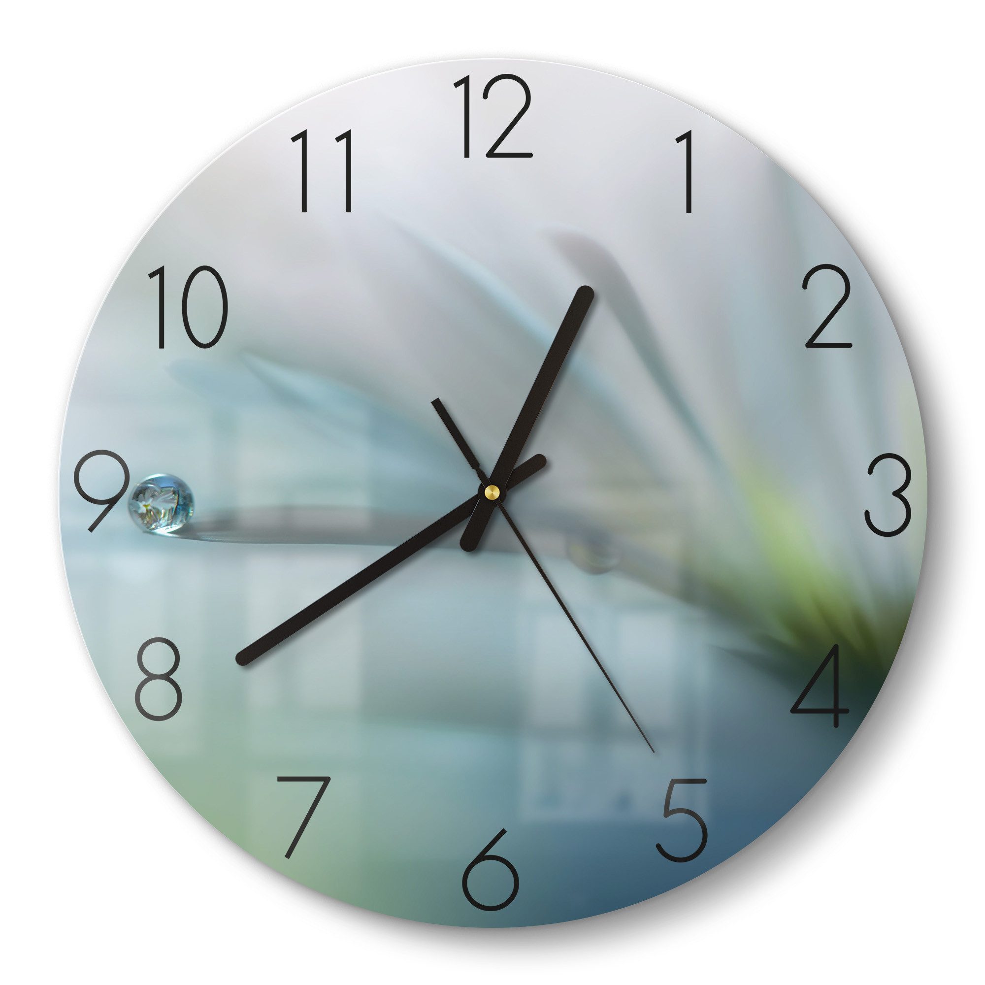 DEQORI Wanduhr 'Flüchtiger Tropfen' (Glas Glasuhr günstig online kaufen