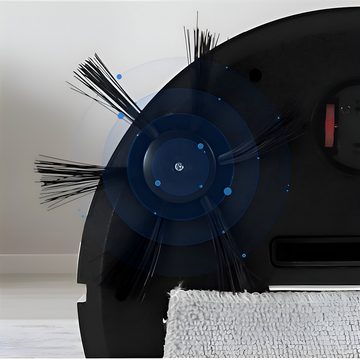 HIYORI Nass-Trocken-Saugroboter Automatischer Staubsauger-Roboter – 3-in-1 Intelligente Reinigung, Wischen und Kehren, Ultraflach, 1200mAh USB Wiederaufladbar