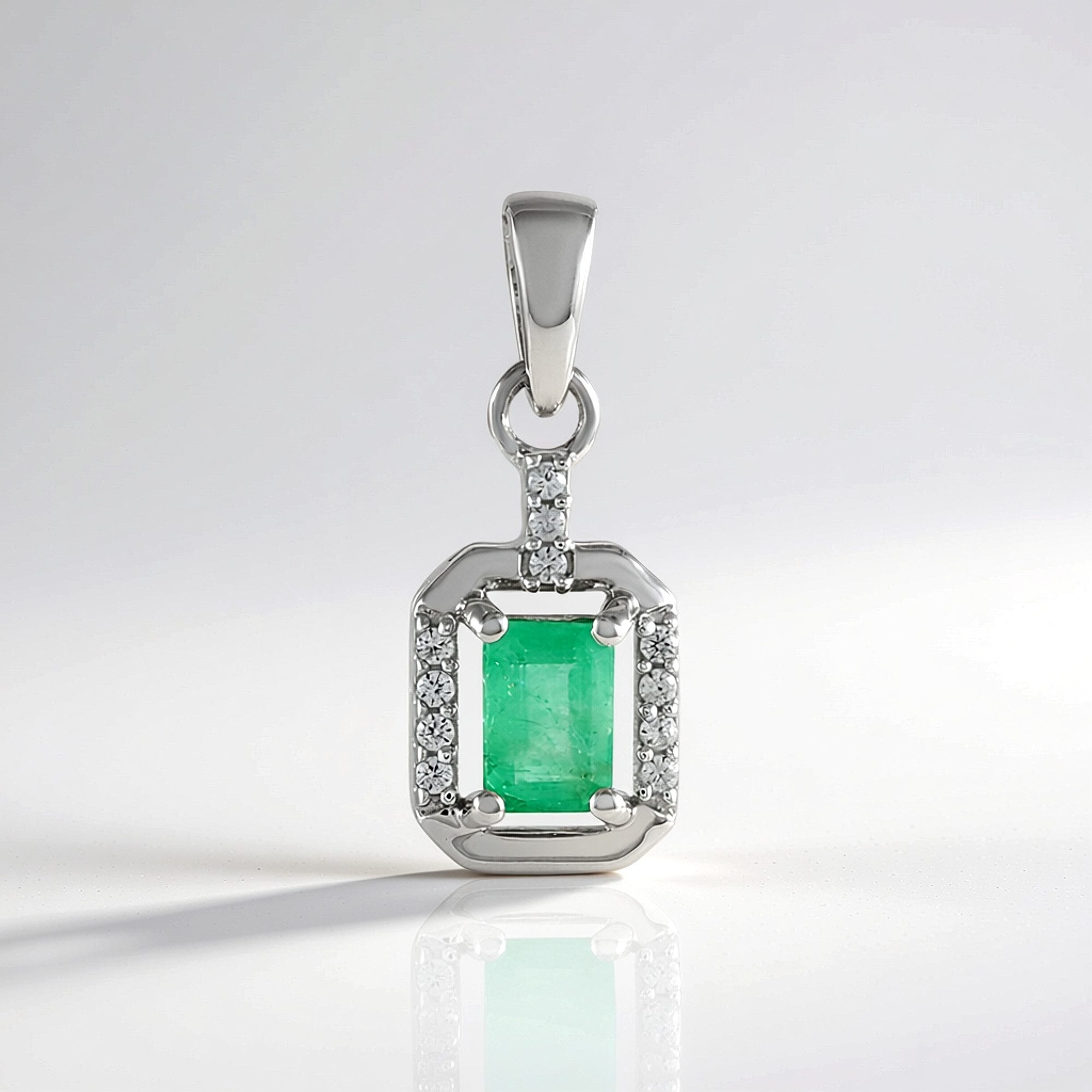Cavill Kettenanhänger Socoto Smaragd-Anhänger aus Silber, 0,639ct (1-tlg)