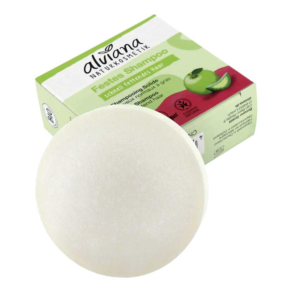 alviana Haarshampoo Festes Shampoo - Apfel & Aloe Vera 60g