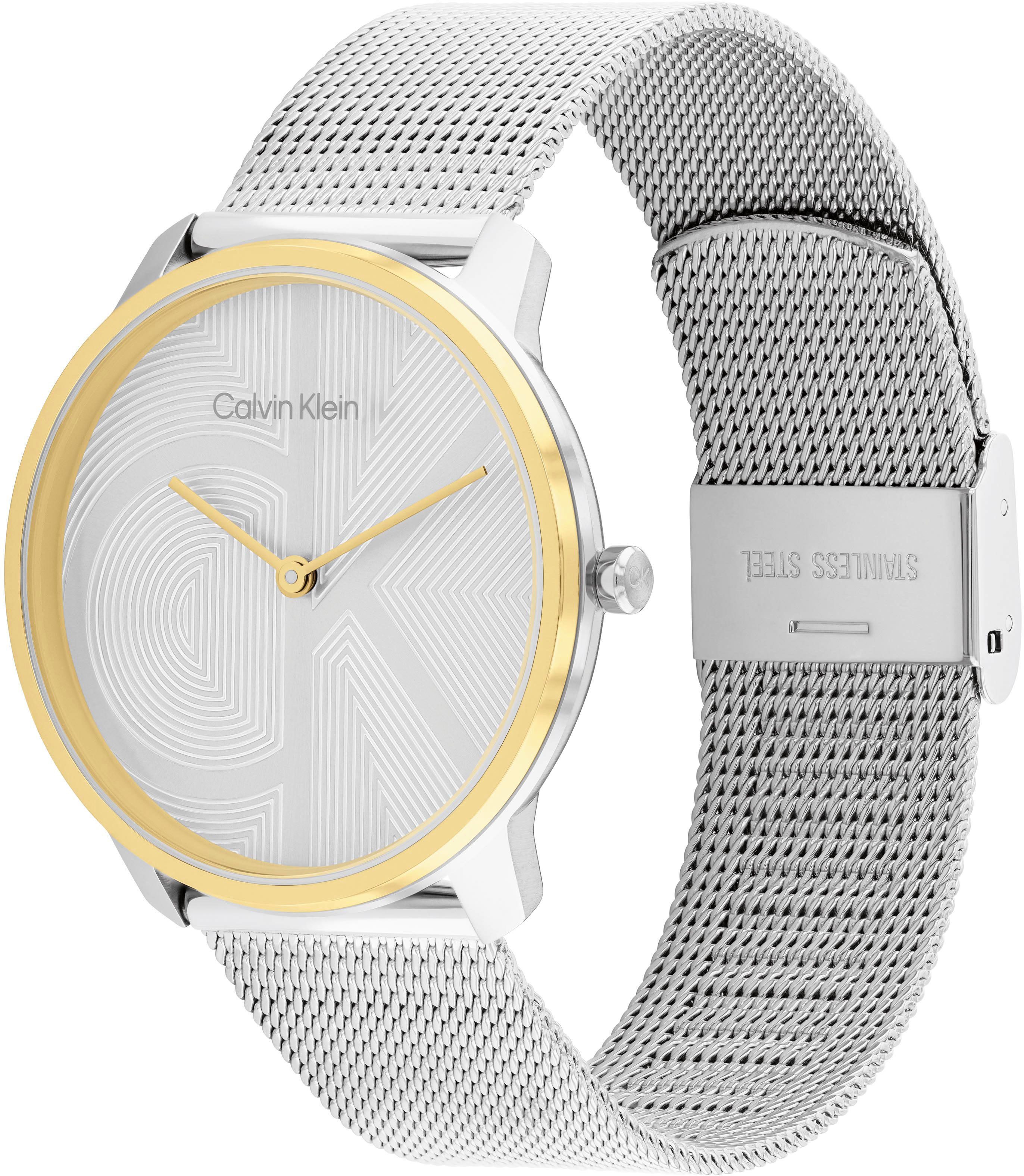 Calvin Klein Quarzuhr CK ICONIC 35 mm 25300014, Armbanduhr, Damenuhr, Edels günstig online kaufen