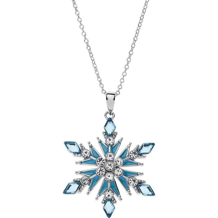 DISNEY Jewelry Collier Disney Mädchen-Kinderkette 925er Silber 6 Kristall