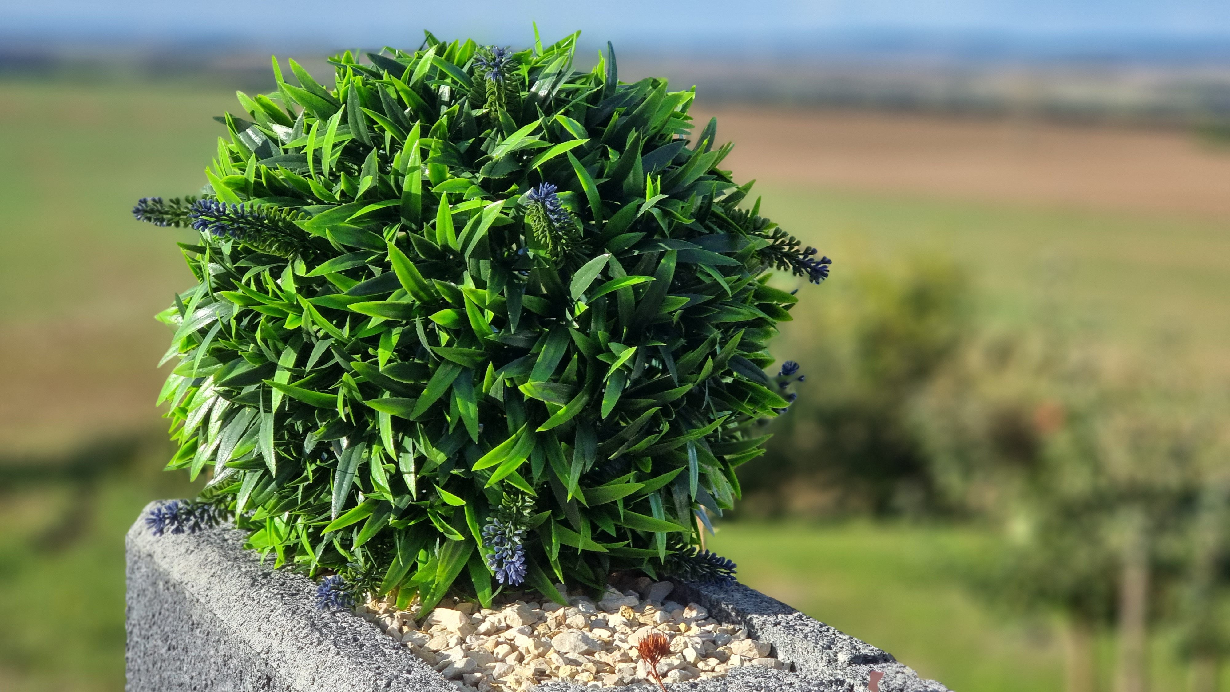 Kunstpflanze dekorative Lavendel Kugel mit Blüten, günstig online kaufen