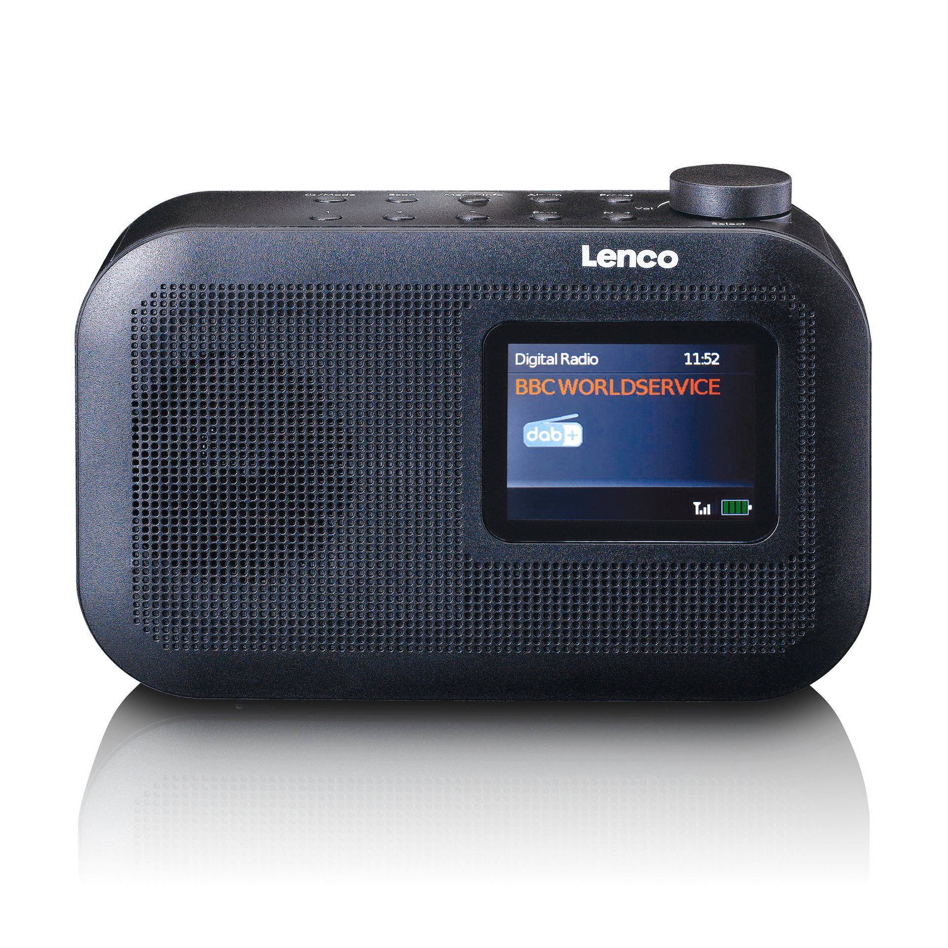 Lenco PDR-026BK Taschenradio (Digitalradio (DAB) (DAB) Digitalradio DAB+ 