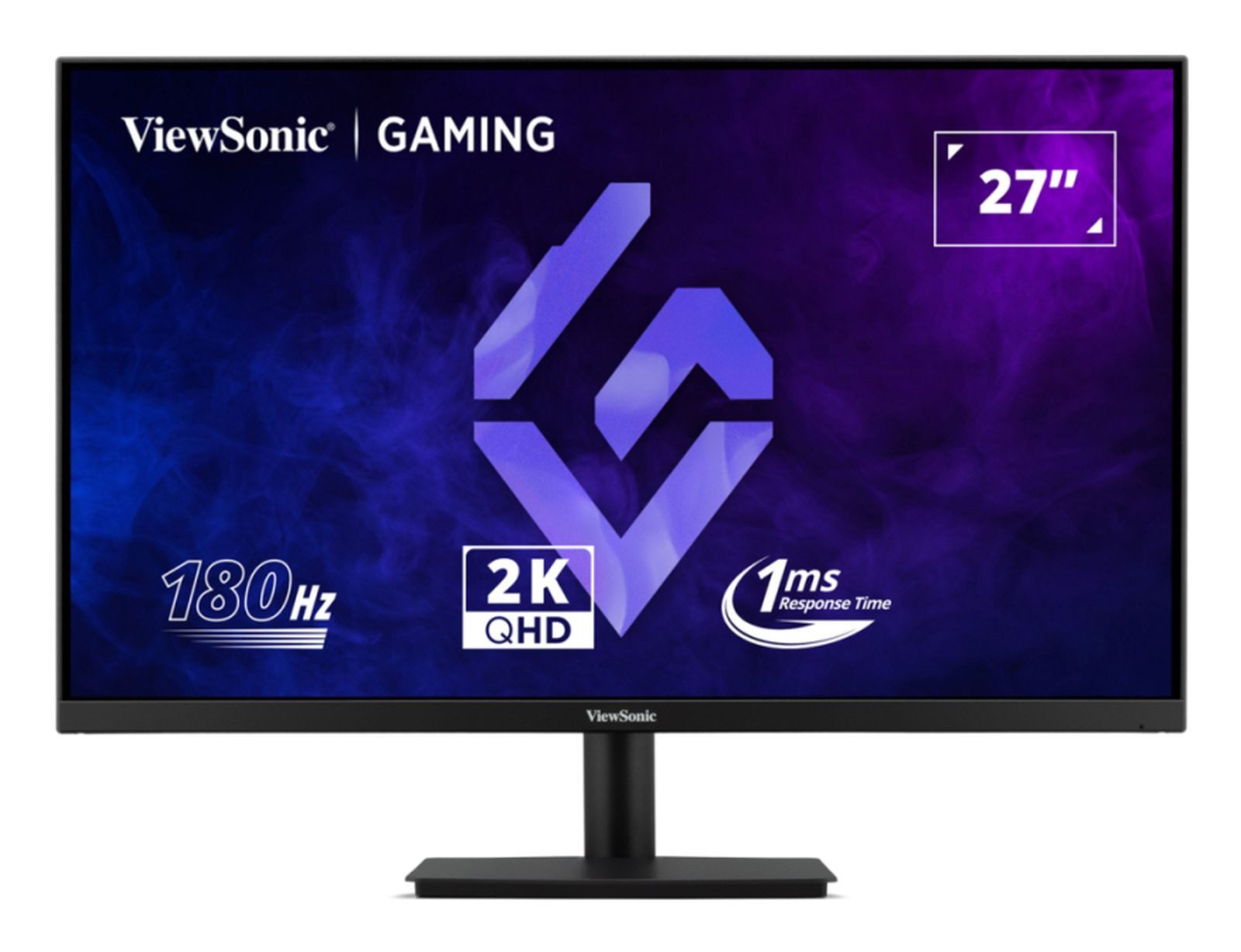 Viewsonic LED VX27G1-2K 27 2K 300 nits res - Flachbildschirm (TFT/LCD) - 68,6 cm TFT-Monitor (2560 x 1440 px, Quad HD, 180 Hz, IPS, Adaptive-Sync, G-SYNC Compatible, HDCP, HDR, Kopfhörerbuchse)
