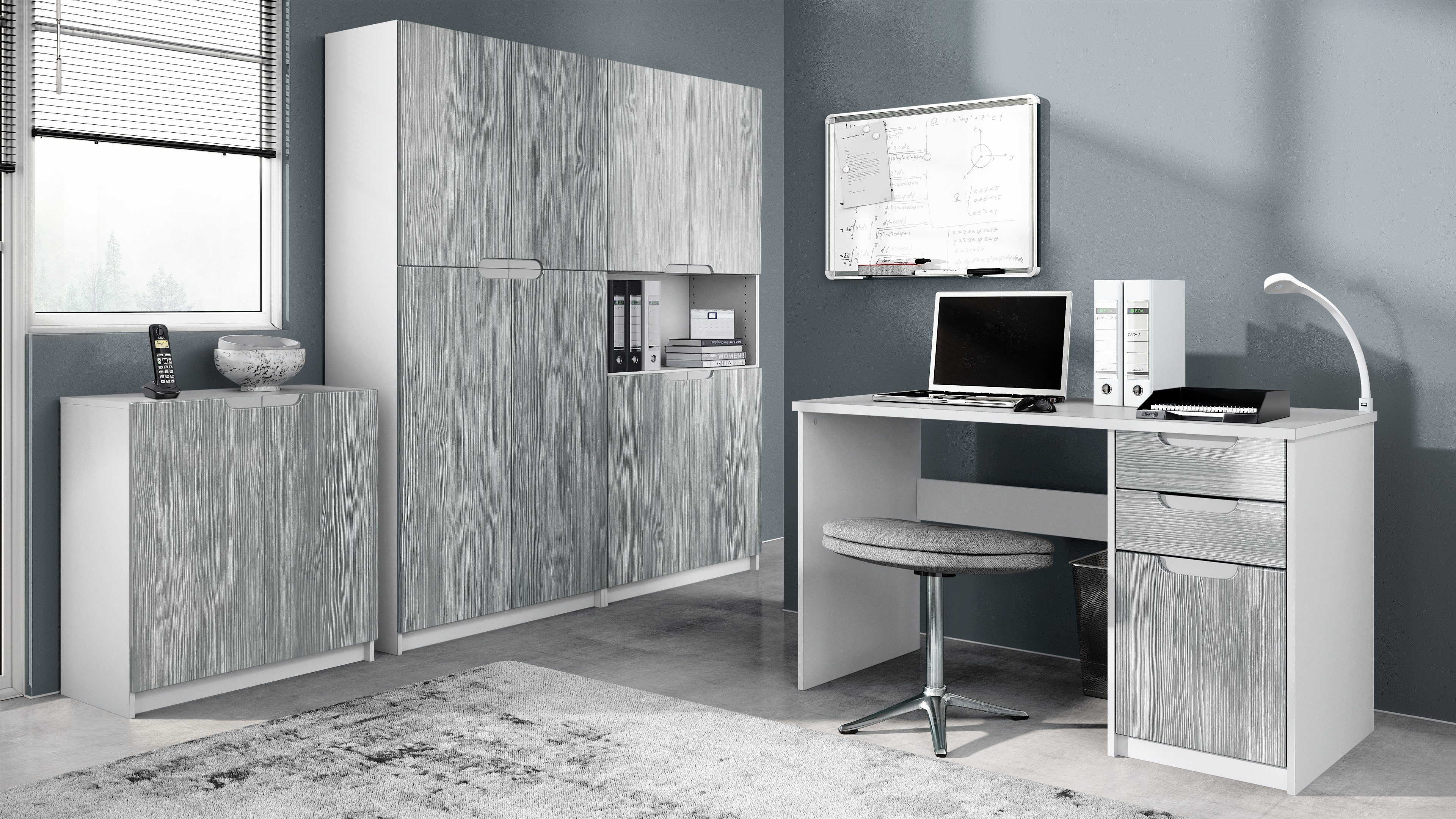 Vladon Aktenschrank Logan (Büromöbel-Set, mit 1 günstig online kaufen