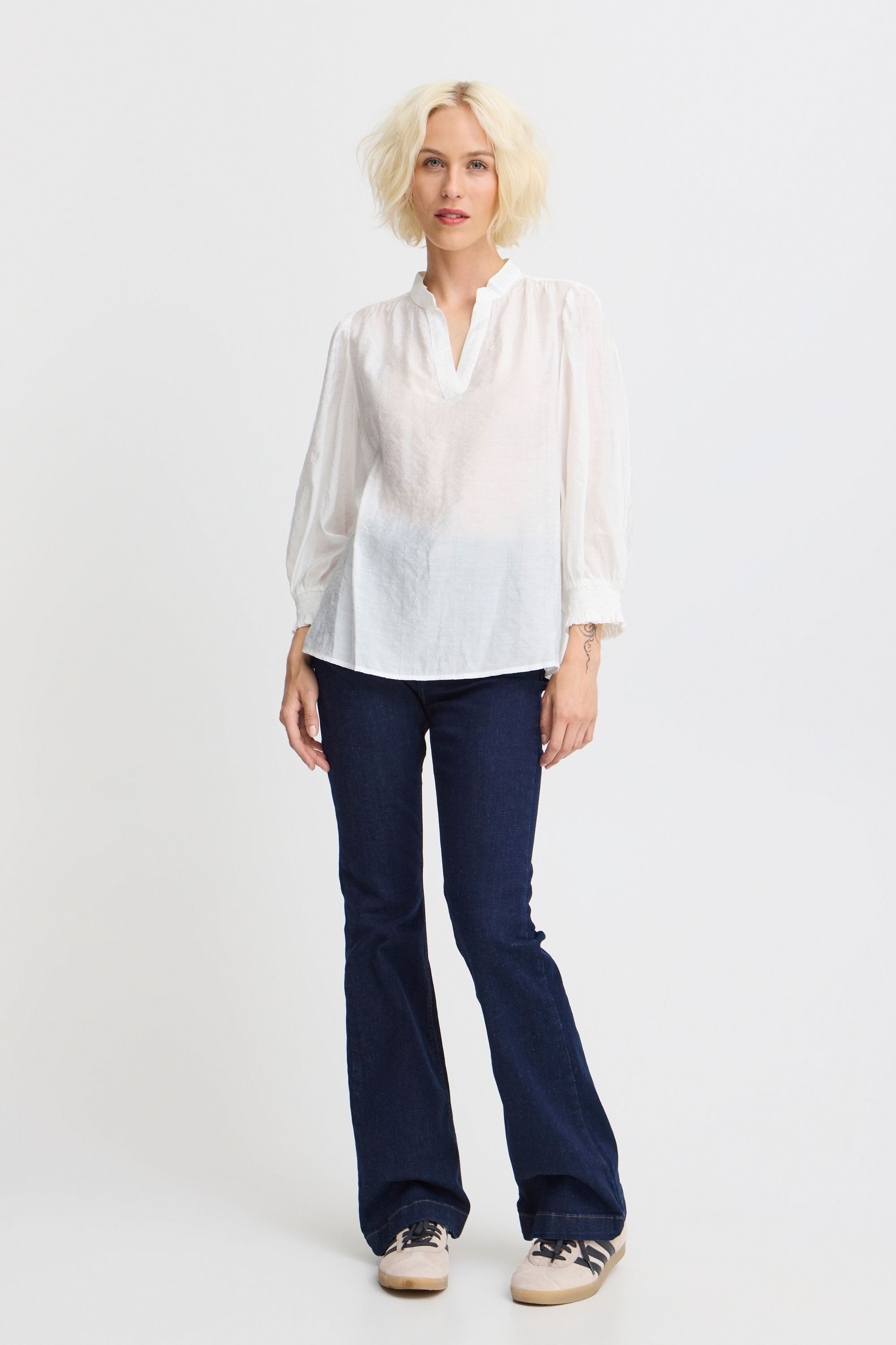 Pulz Jeans Kurzarmbluse PZMIRA Blouse modische günstig online kaufen