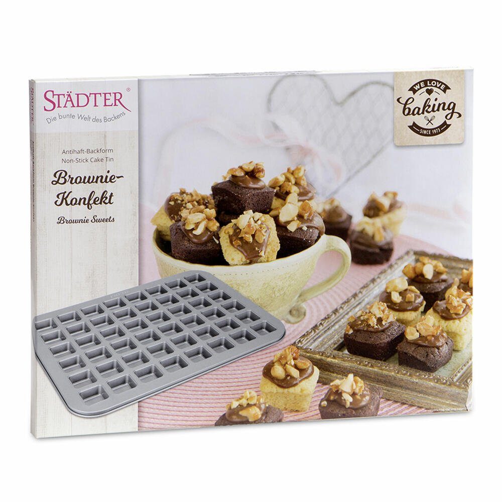 STÄDTER Backform We Love Baking Brownie Konfekt