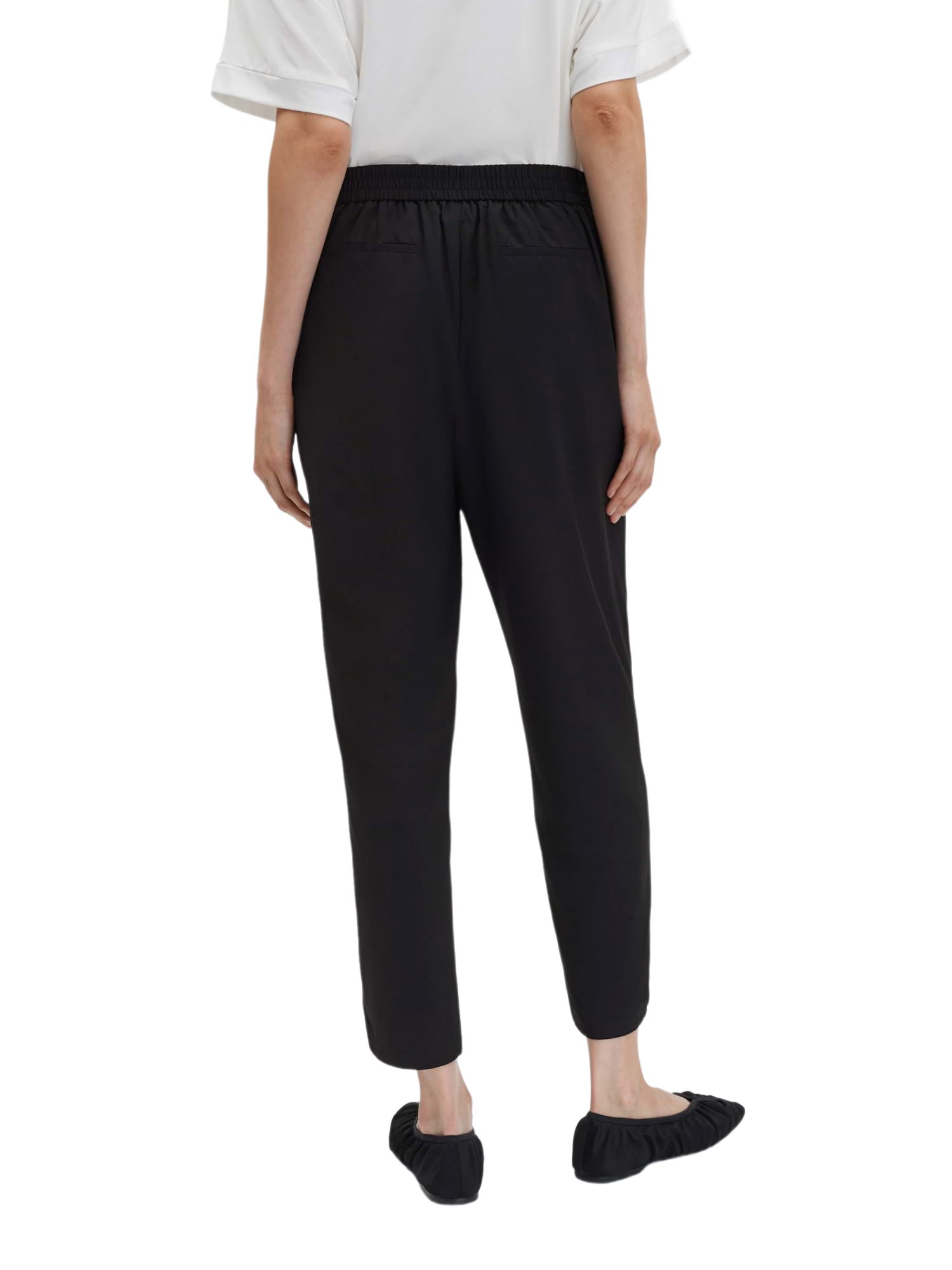 someday Stoffhose schwarz, Casual, Polyester, Unifarben, Relaxed Fit