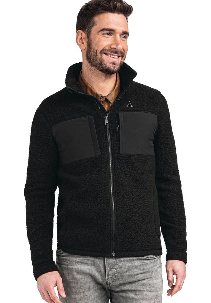 Fleecejacke Atlanta (hoher Feuchtigkeitstransport) schwarz Herren