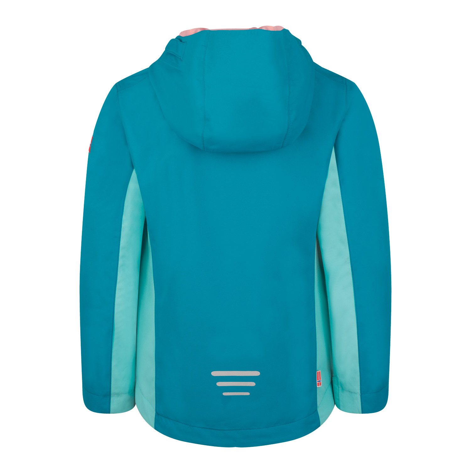 TROLLKIDS Regenjacke Kids Telemark Jacket mit angeschnittener, verstellbarer Kapuze, wasserdicht, winddicht