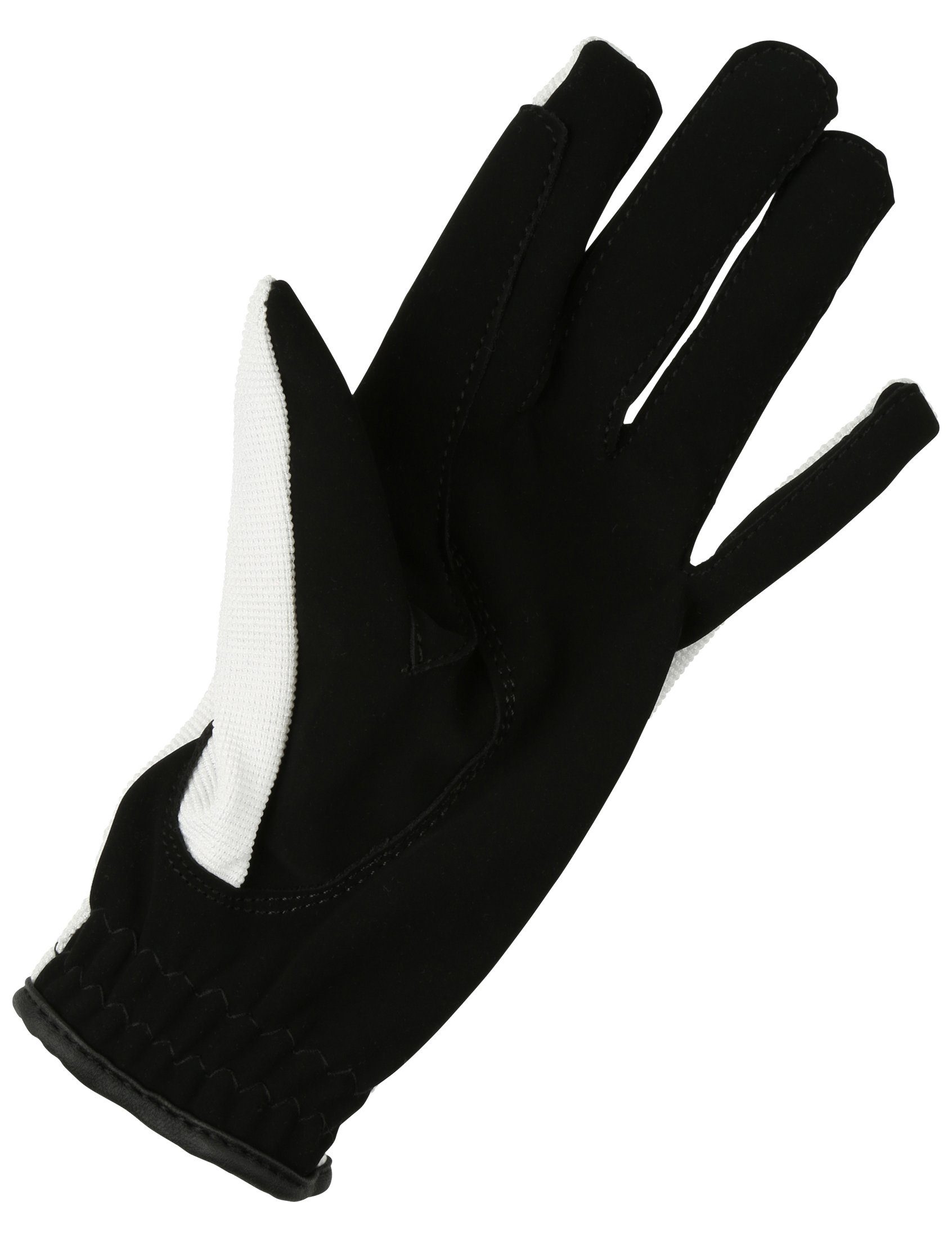 Fleecehandschuhe material REIT is Gloves Zoomyo the Schwarz/Weiß Handschuhe Damen thin pleasantly