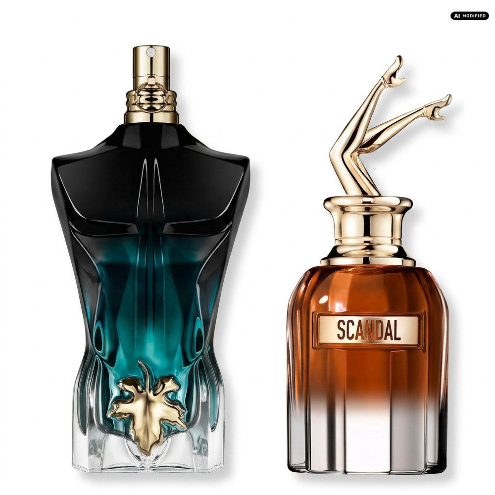 JEAN PAUL GAULTIER Eau de Parfum Jean Paul Gaultier Le Beau Intense und Scandal Elixir Duft Duo, Kombination aus zwei intensiven Signature Düften