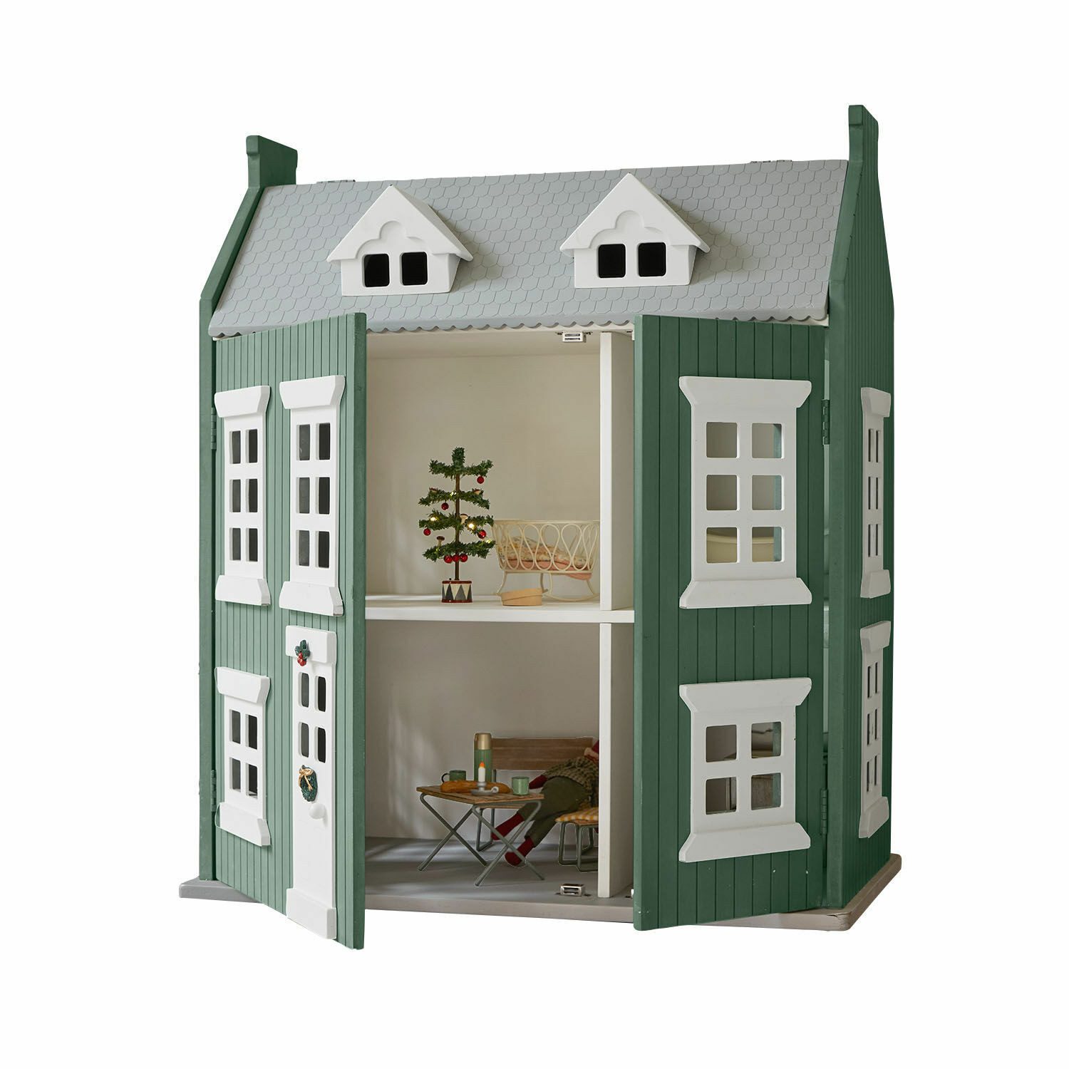 Mirabeau Puppenhaus Puppenhaus Avenari grün/weiß