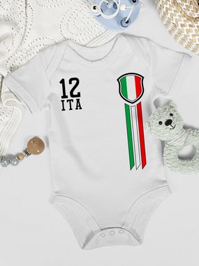 Shirtracer Shirtbody 12 Mann Italien 2024 Fussball EM Fanartikel Baby